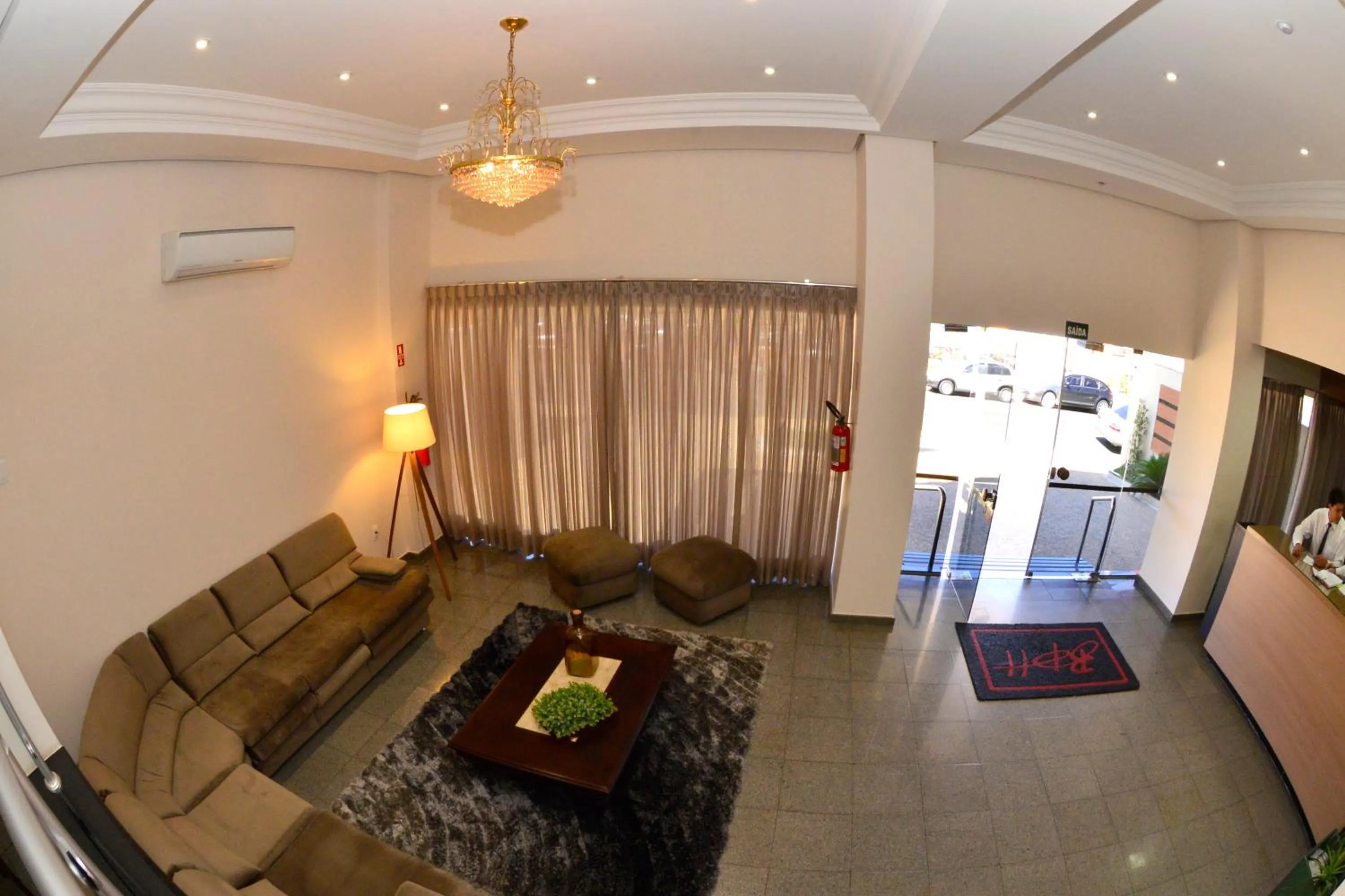 Lobby or reception in Biazi Plaza Hotel Bauru