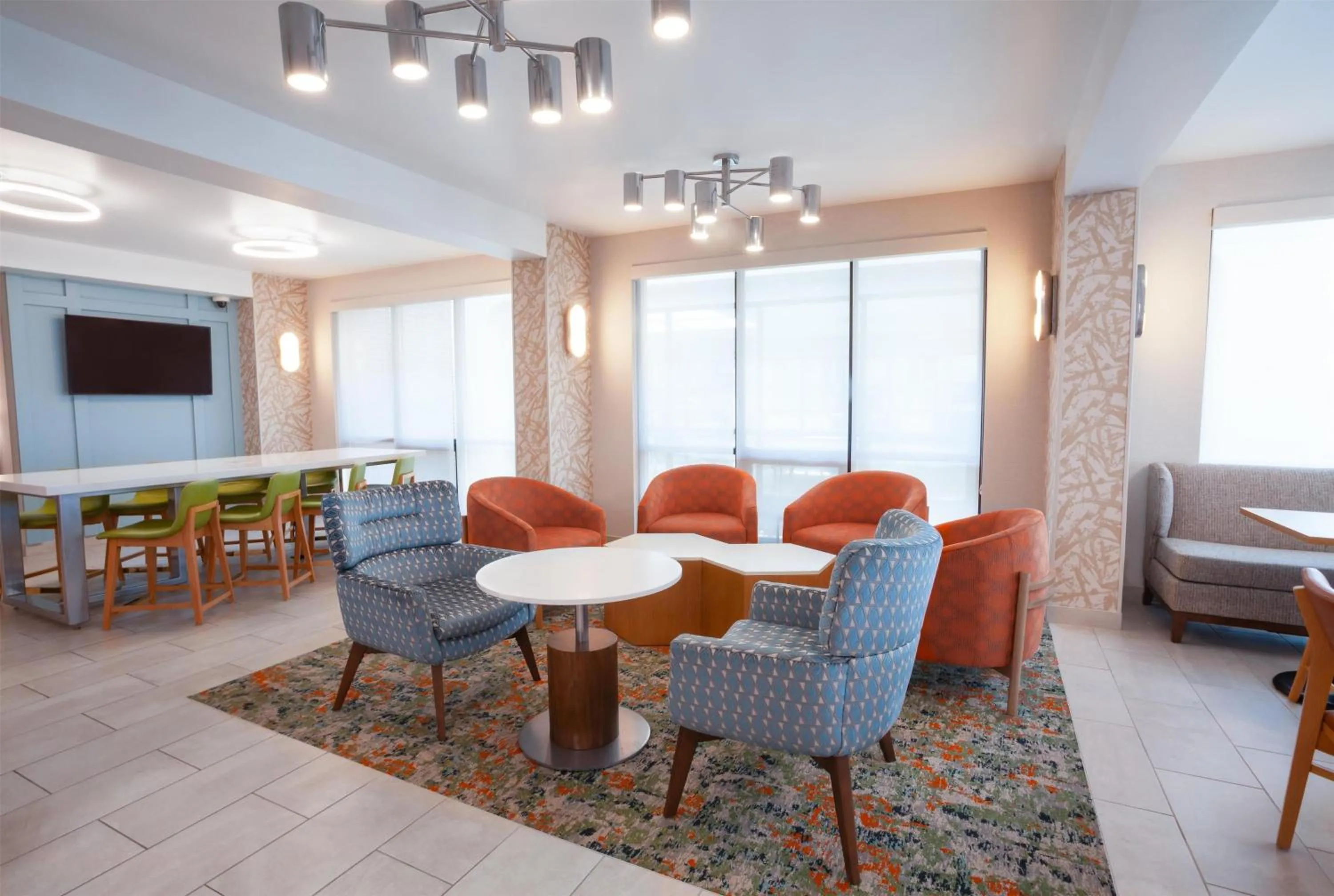 Lobby or reception in Hampton Inn Salt Lake City-North