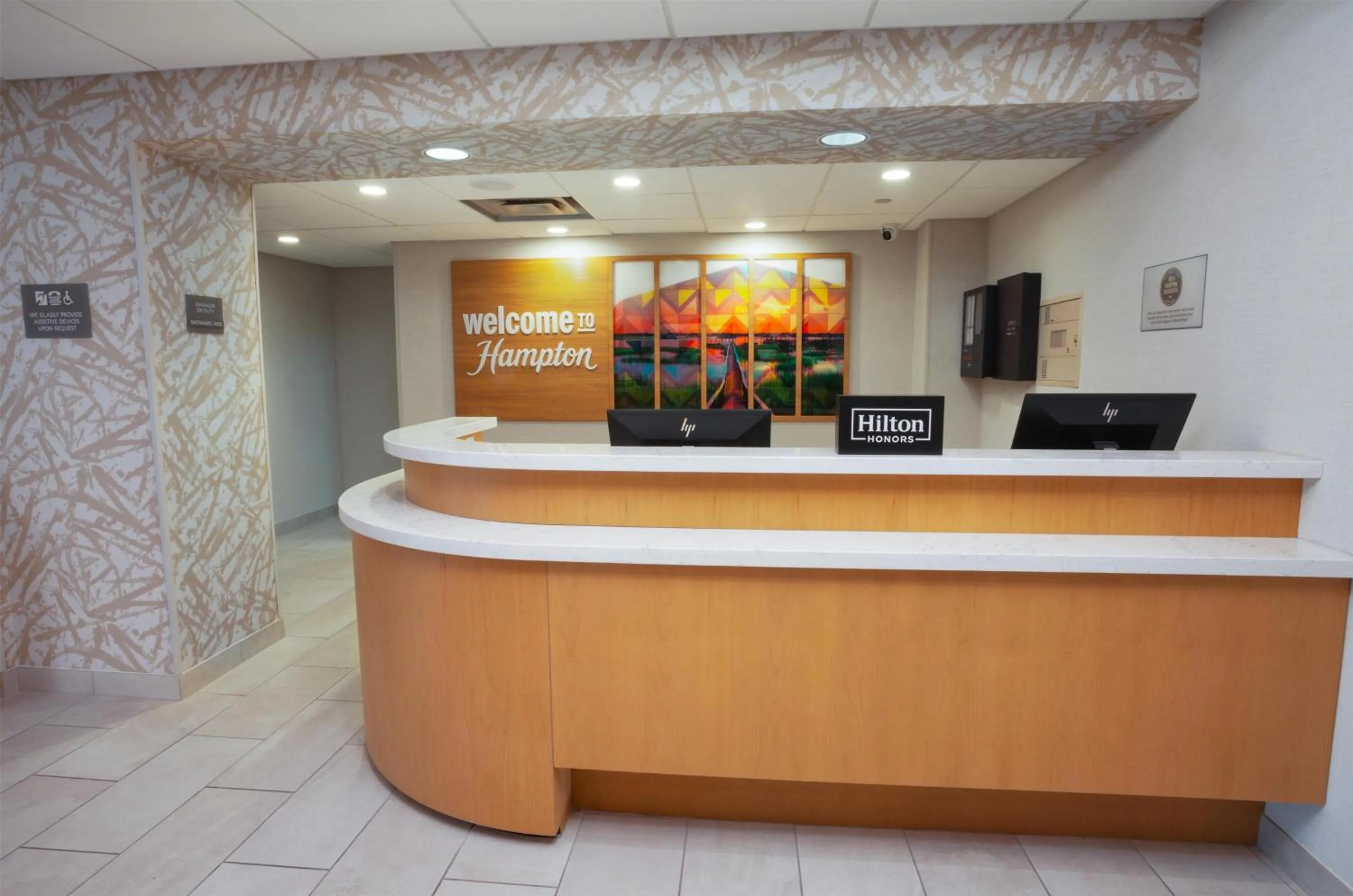 Lobby or reception in Hampton Inn Salt Lake City-North