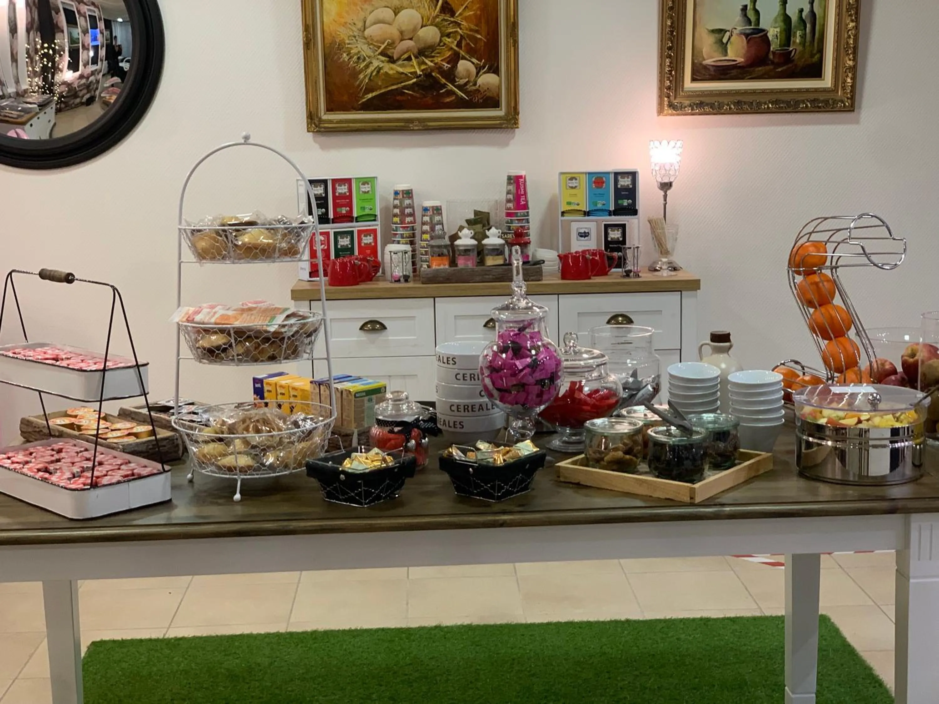 Buffet breakfast in Hotel Restaurant Baryton