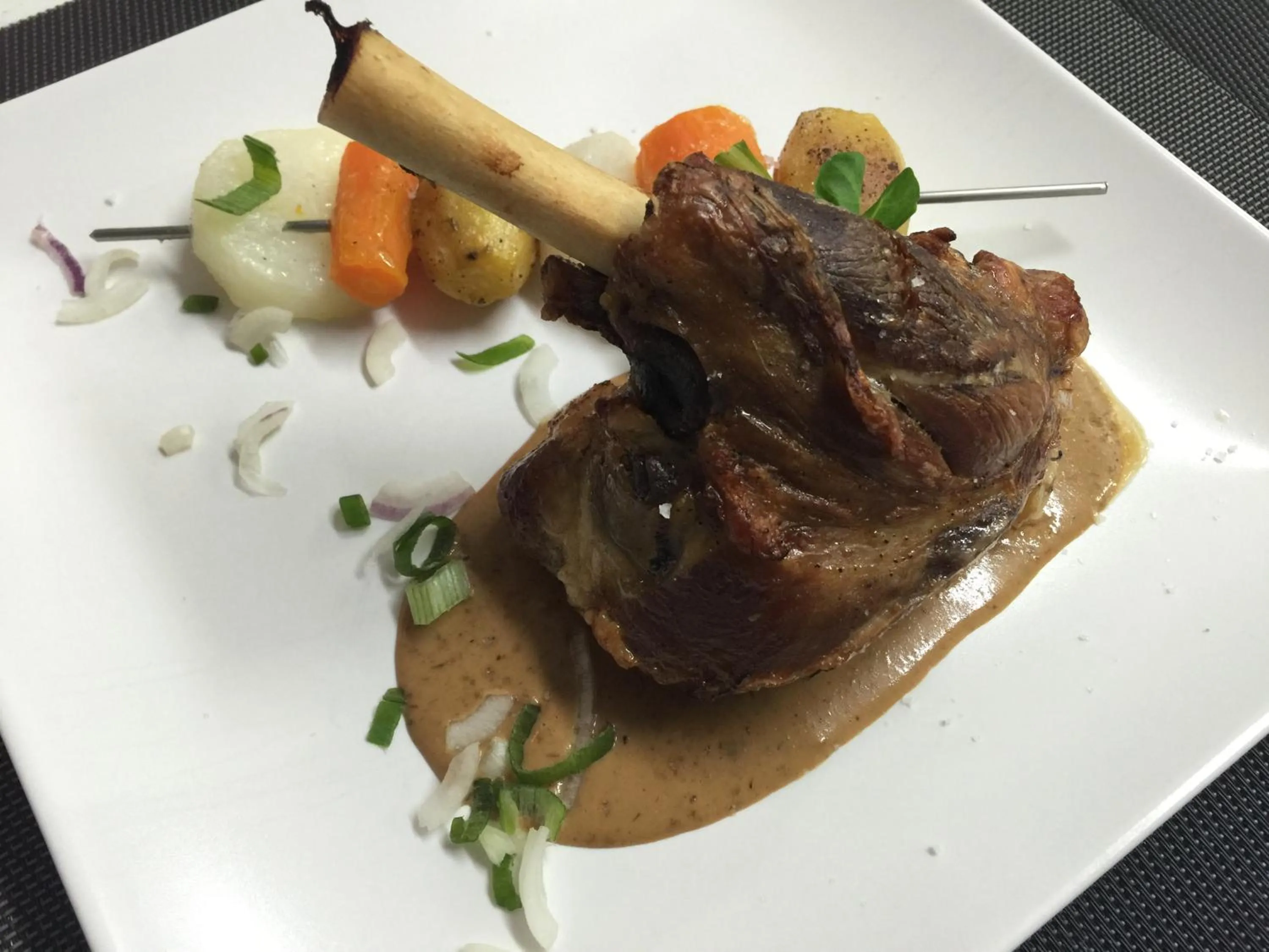 Food close-up in Hotel Restaurant Baryton