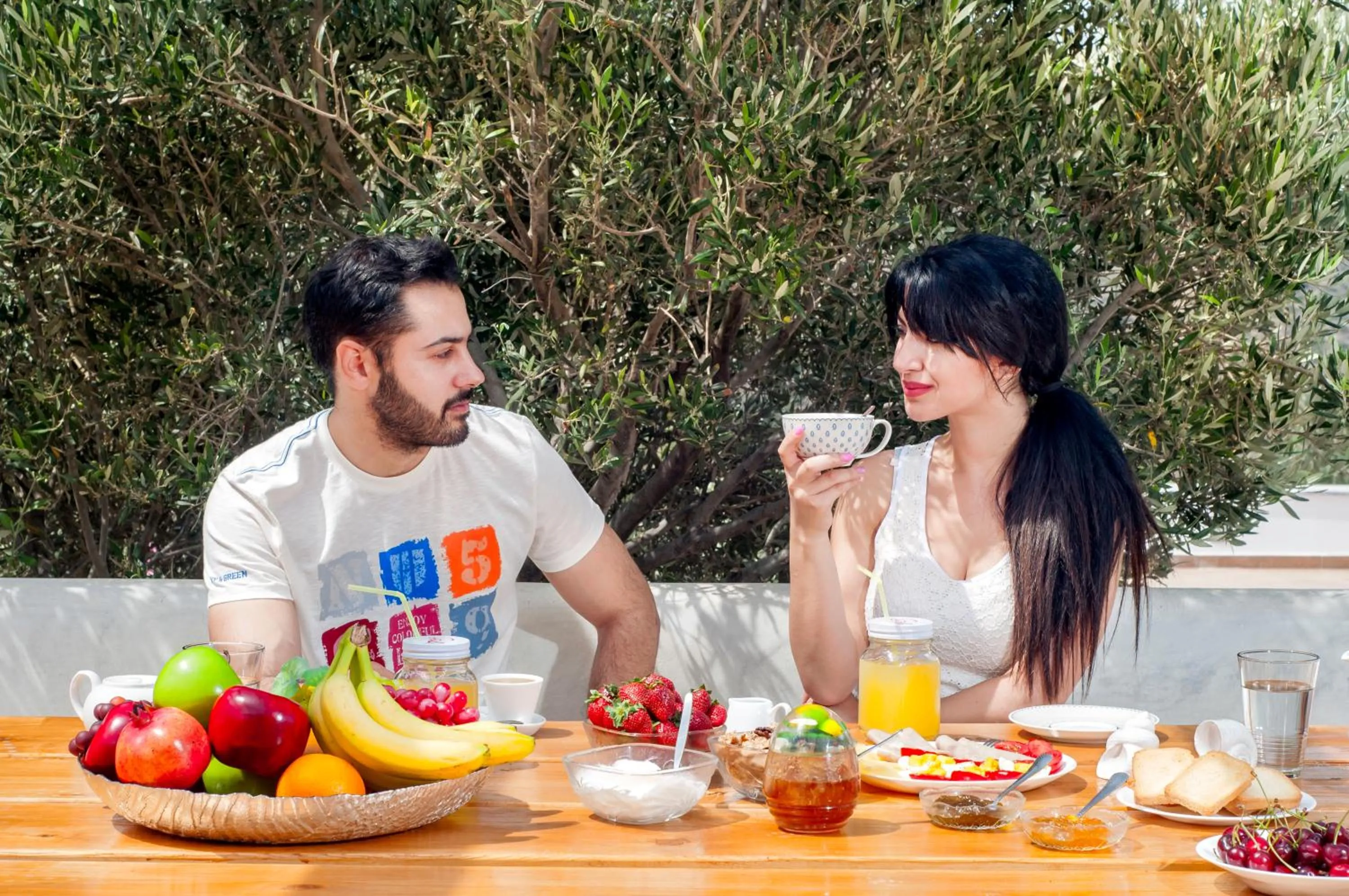 Food and drinks in Skopelitis Village