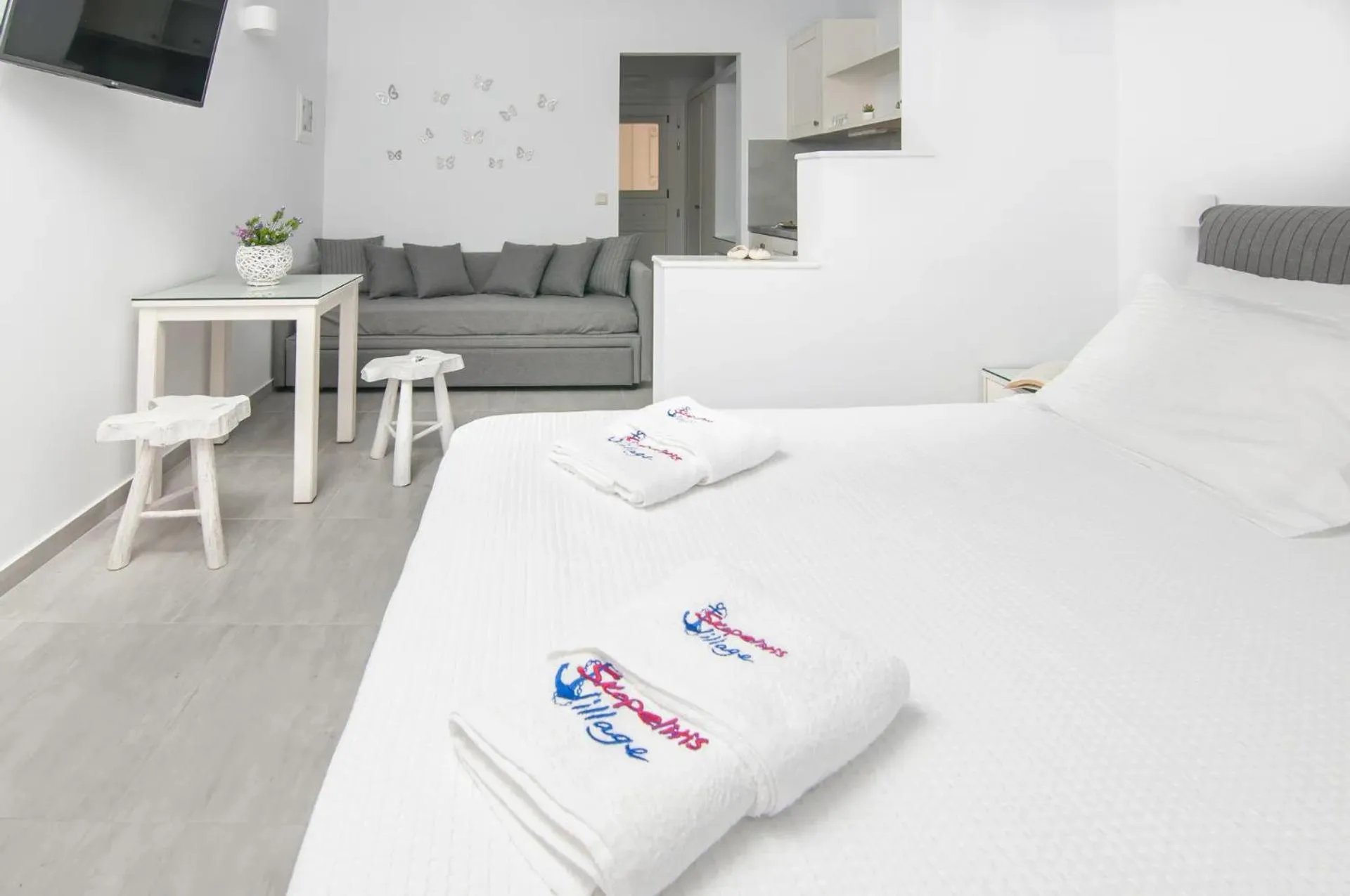 Bedroom, Bed in Skopelitis Village