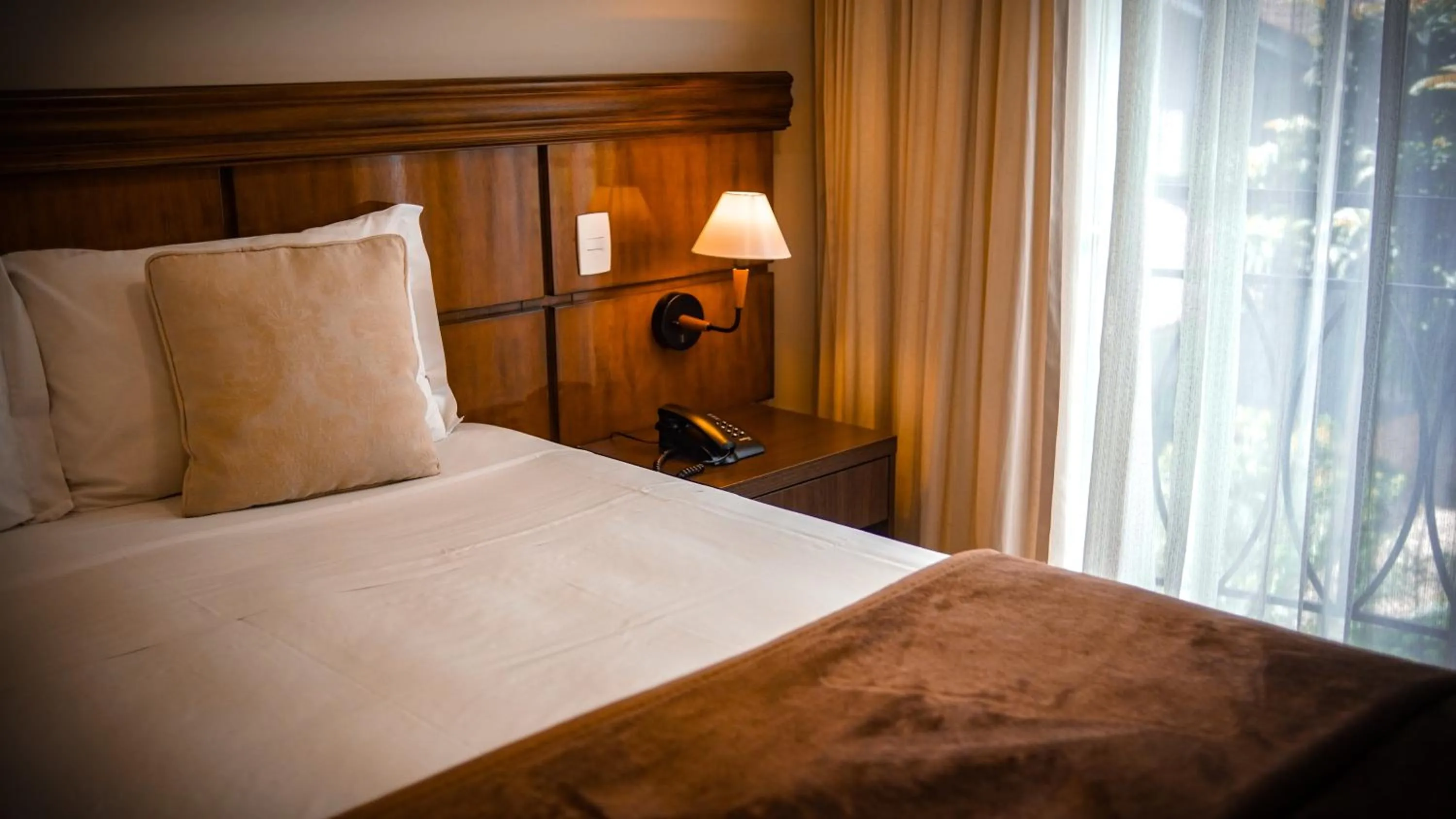 Bed in Hotel Gramado Interlaken