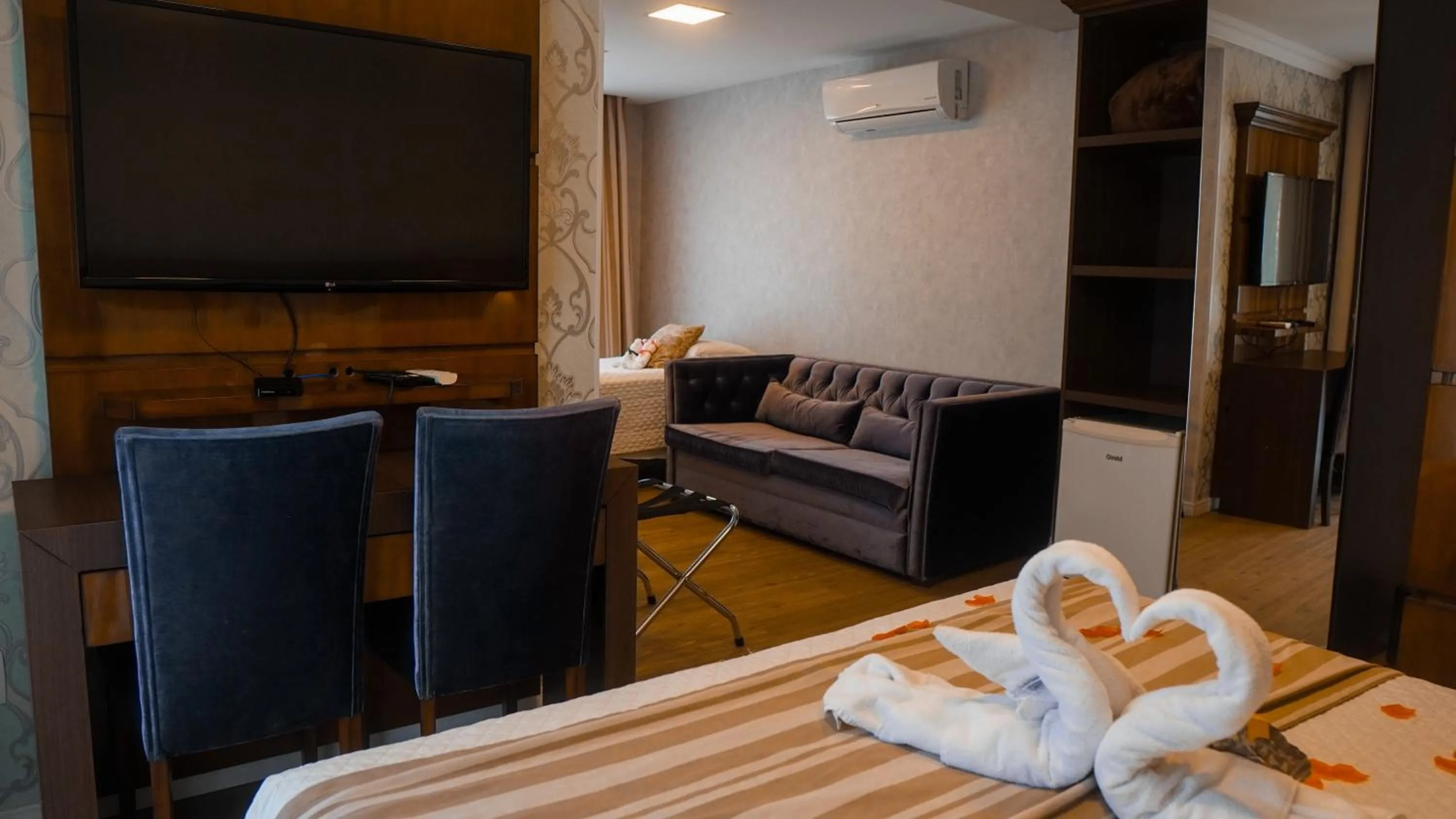 Bed in Hotel Gramado Interlaken