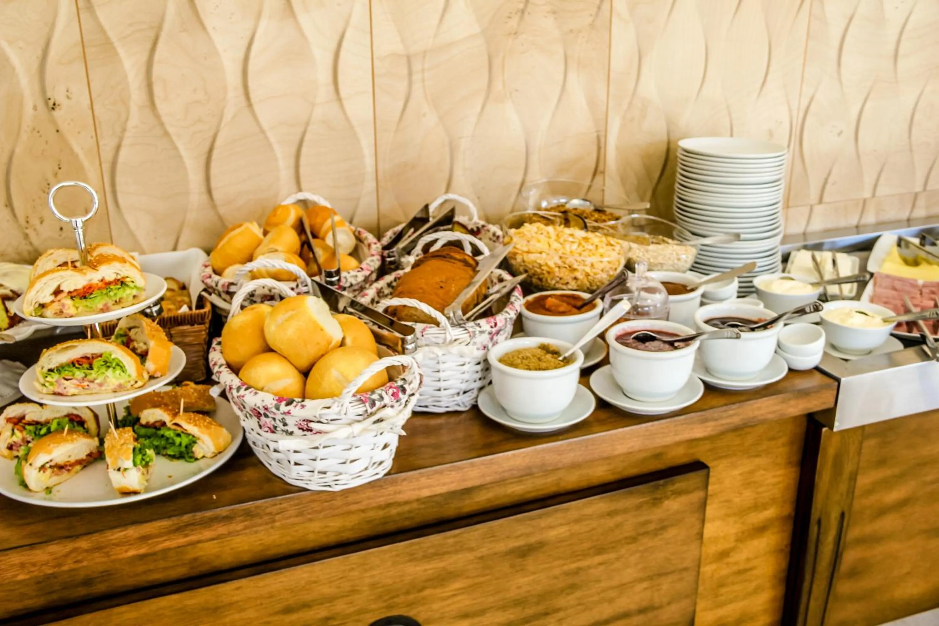 Buffet breakfast in Hotel Gramado Interlaken