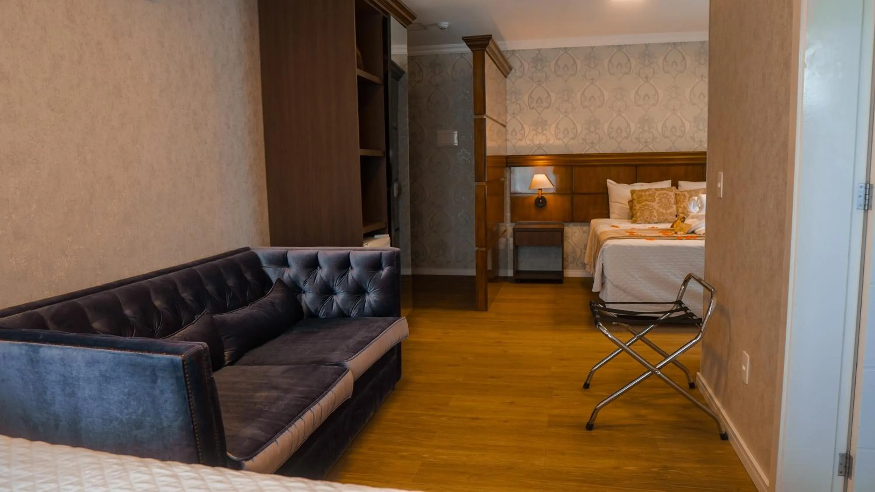 Bed in Hotel Gramado Interlaken