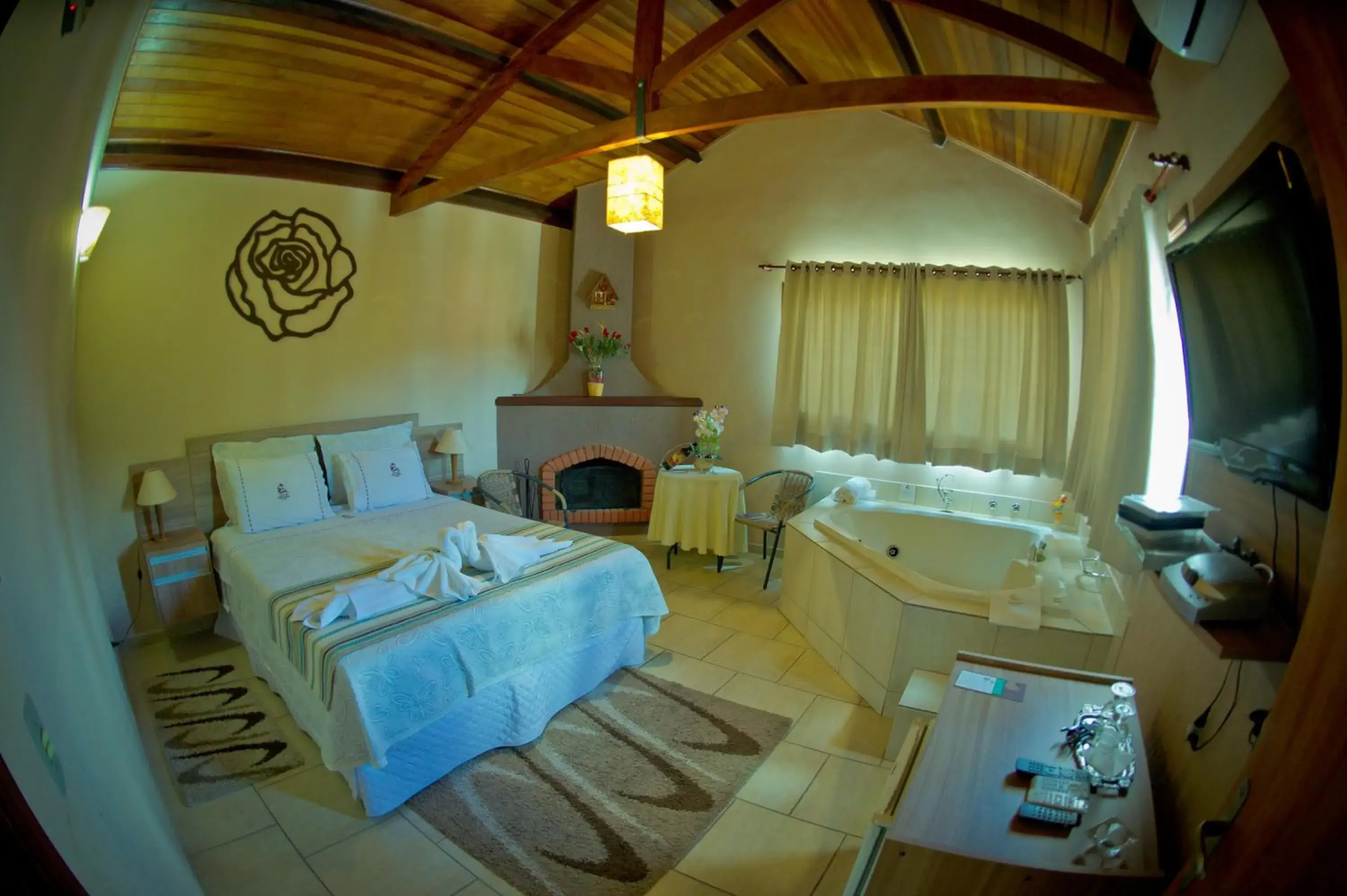 Deluxe Double Room in Pousada Villa Da Montanha Deluxe Double Room in Pousada Villa Da Montanha