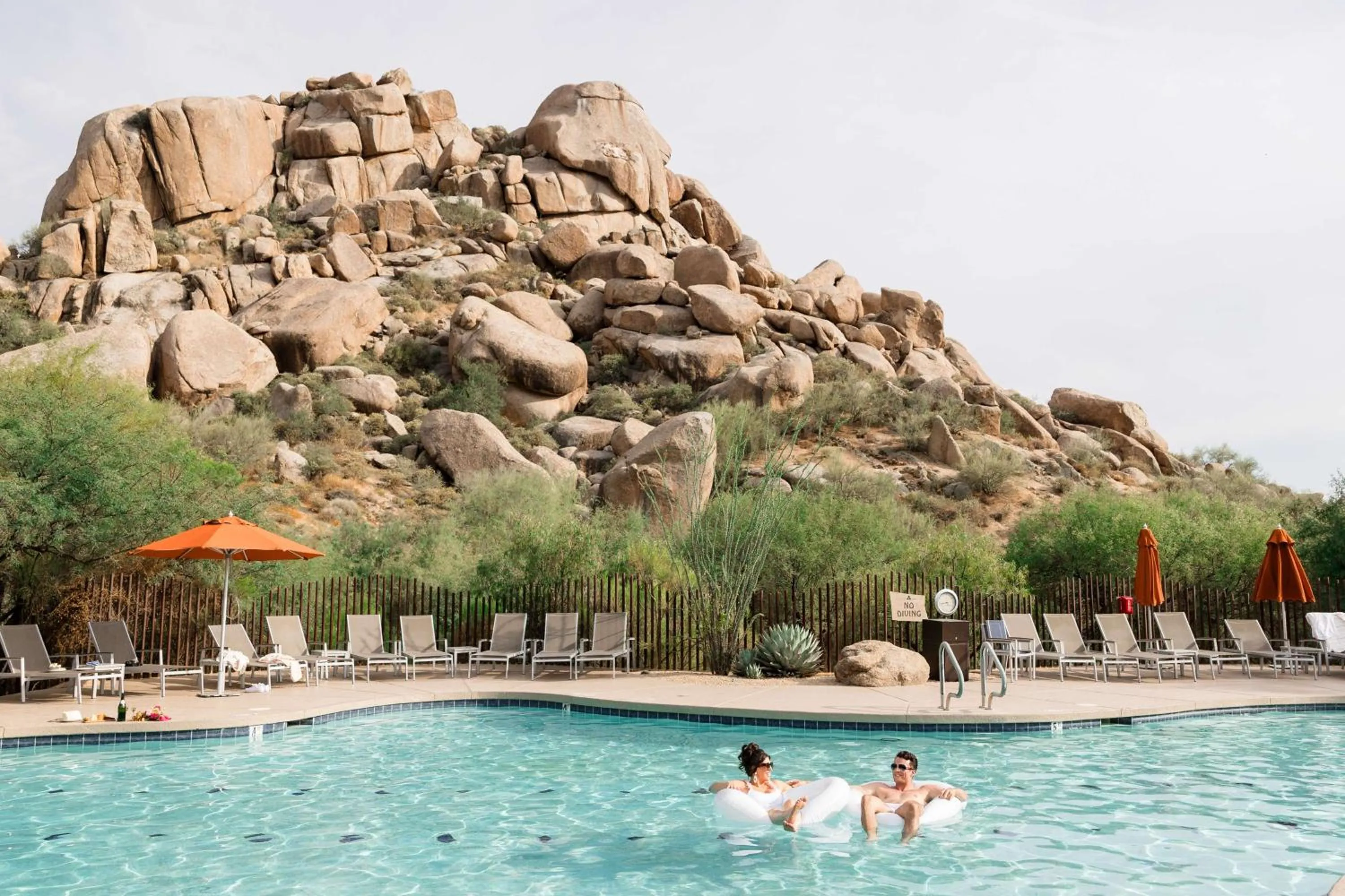 Pool view in Boulders Resort & Spa Scottsdale, Curio Collection by Hilton