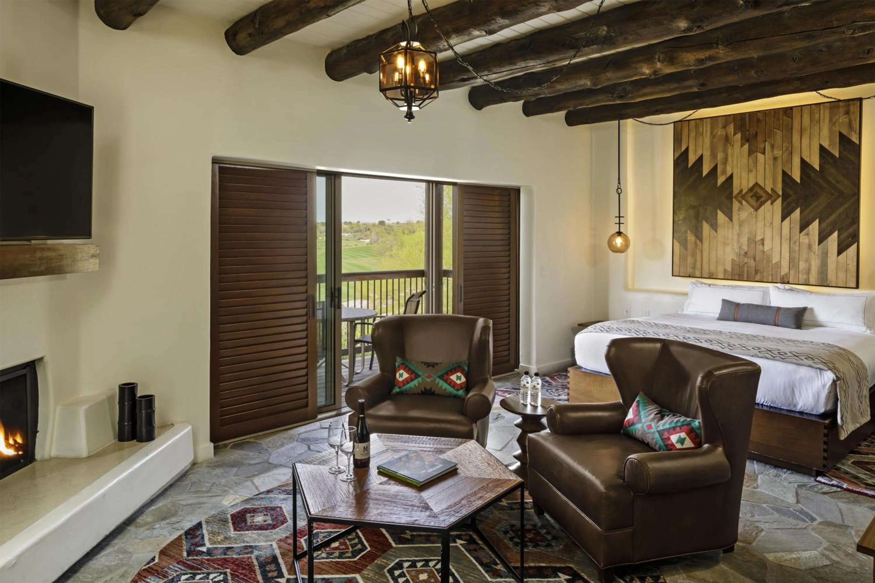 Living room, Bed in Boulders Resort & Spa Scottsdale, Curio Collection by Hilton