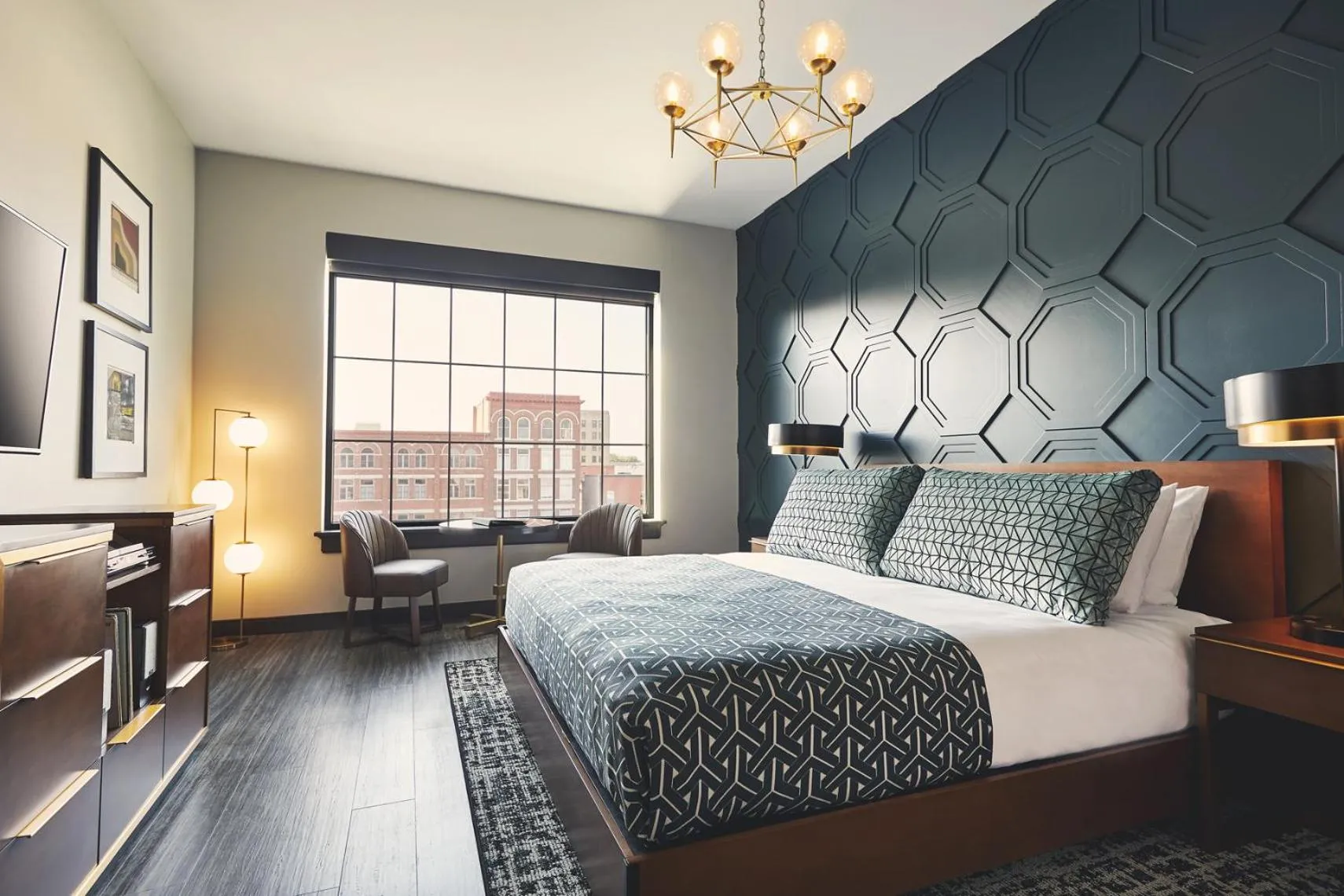 Bed in Hotel Vandivort