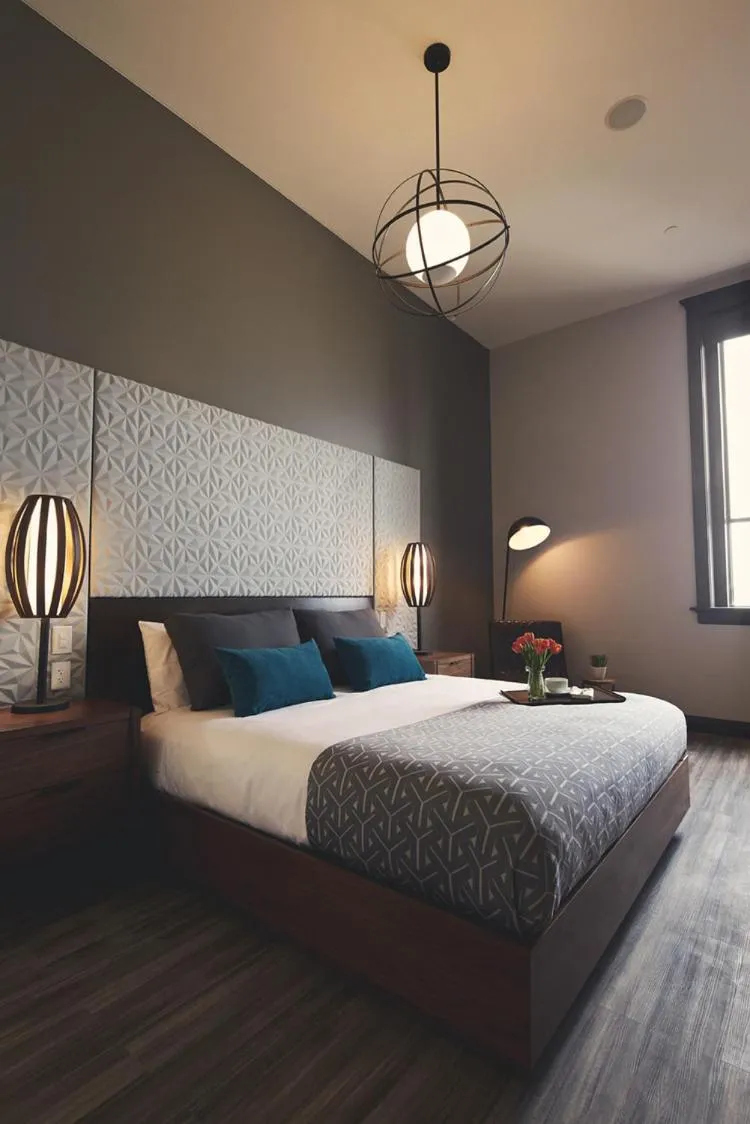 Bed in Hotel Vandivort