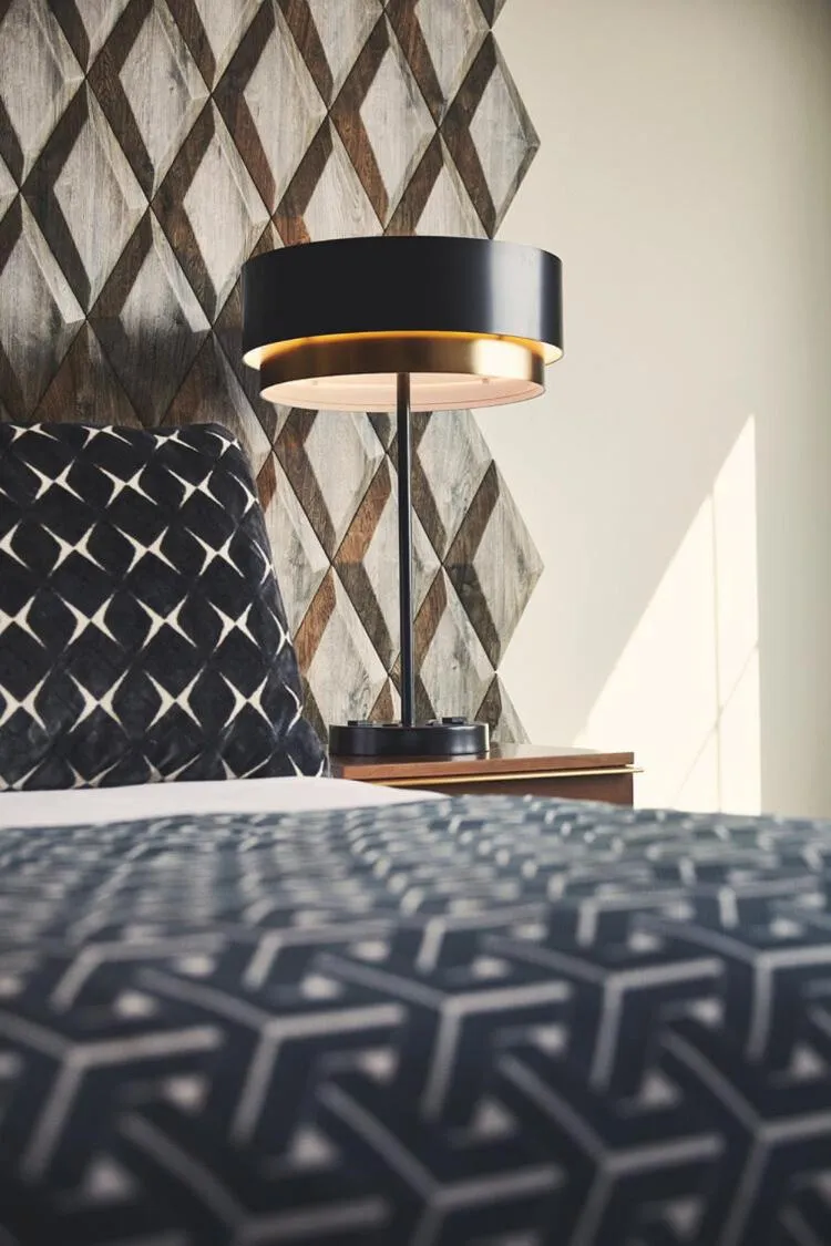 Bed in Hotel Vandivort