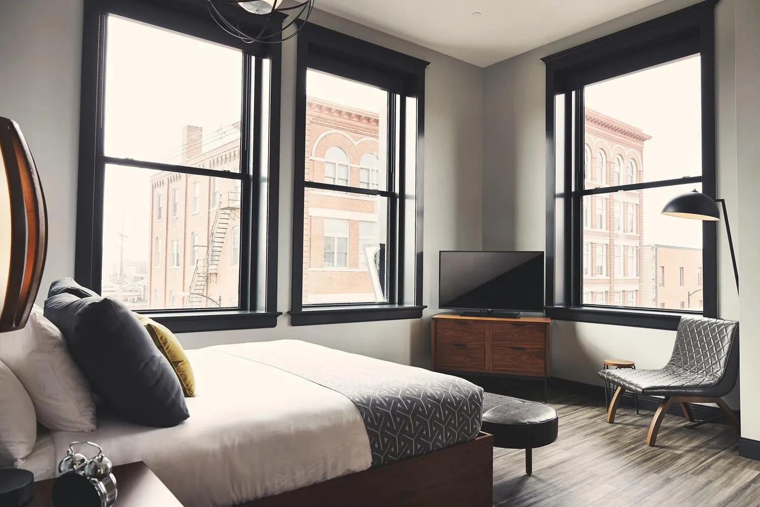 Bed in Hotel Vandivort