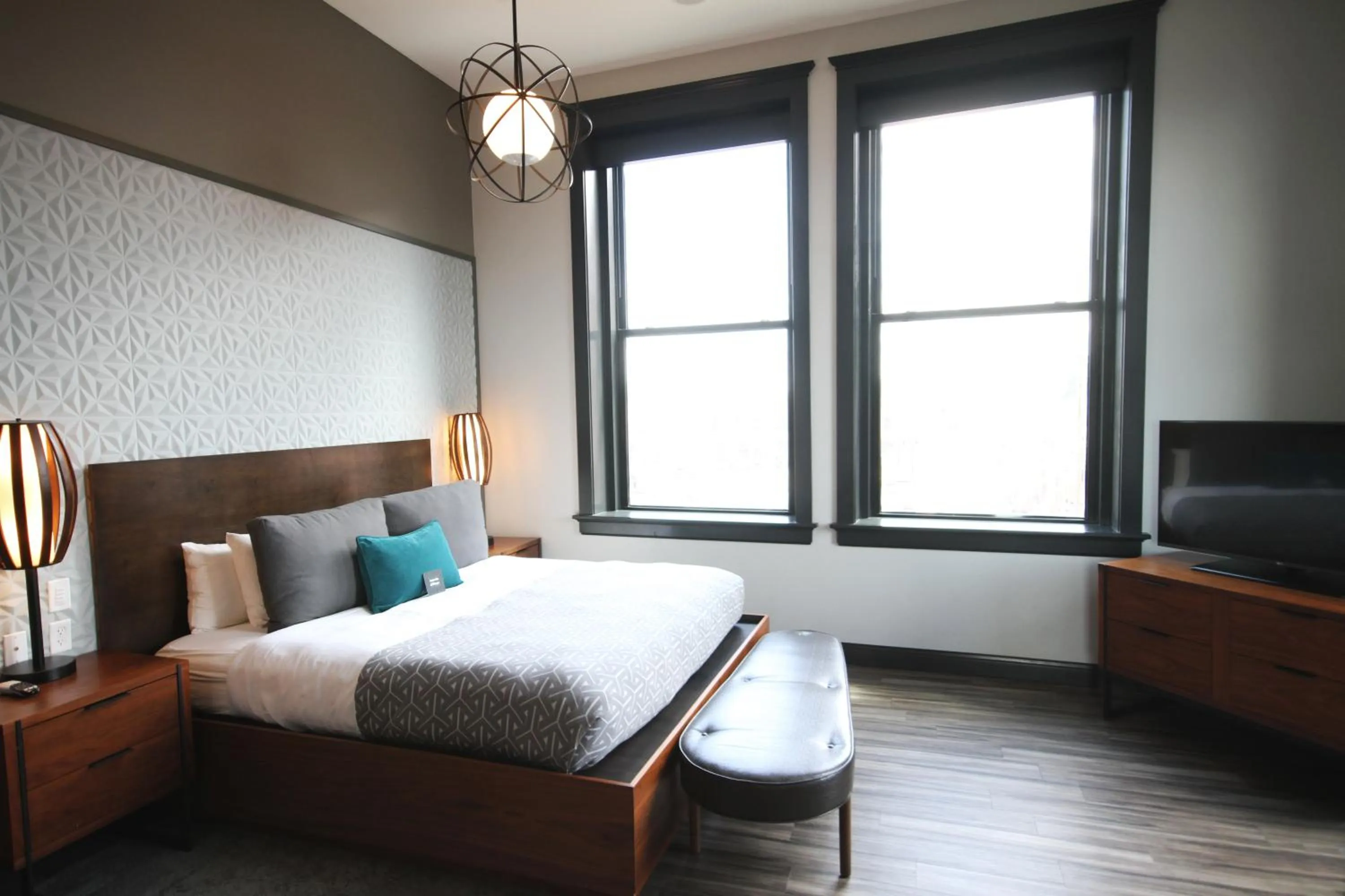 Bed in Hotel Vandivort