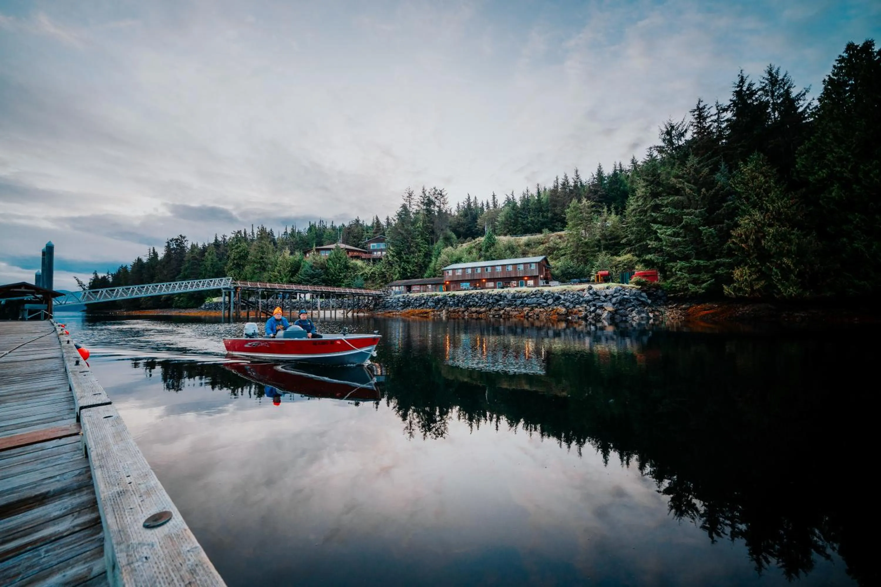 Natural landscape in Salmon Falls Resort