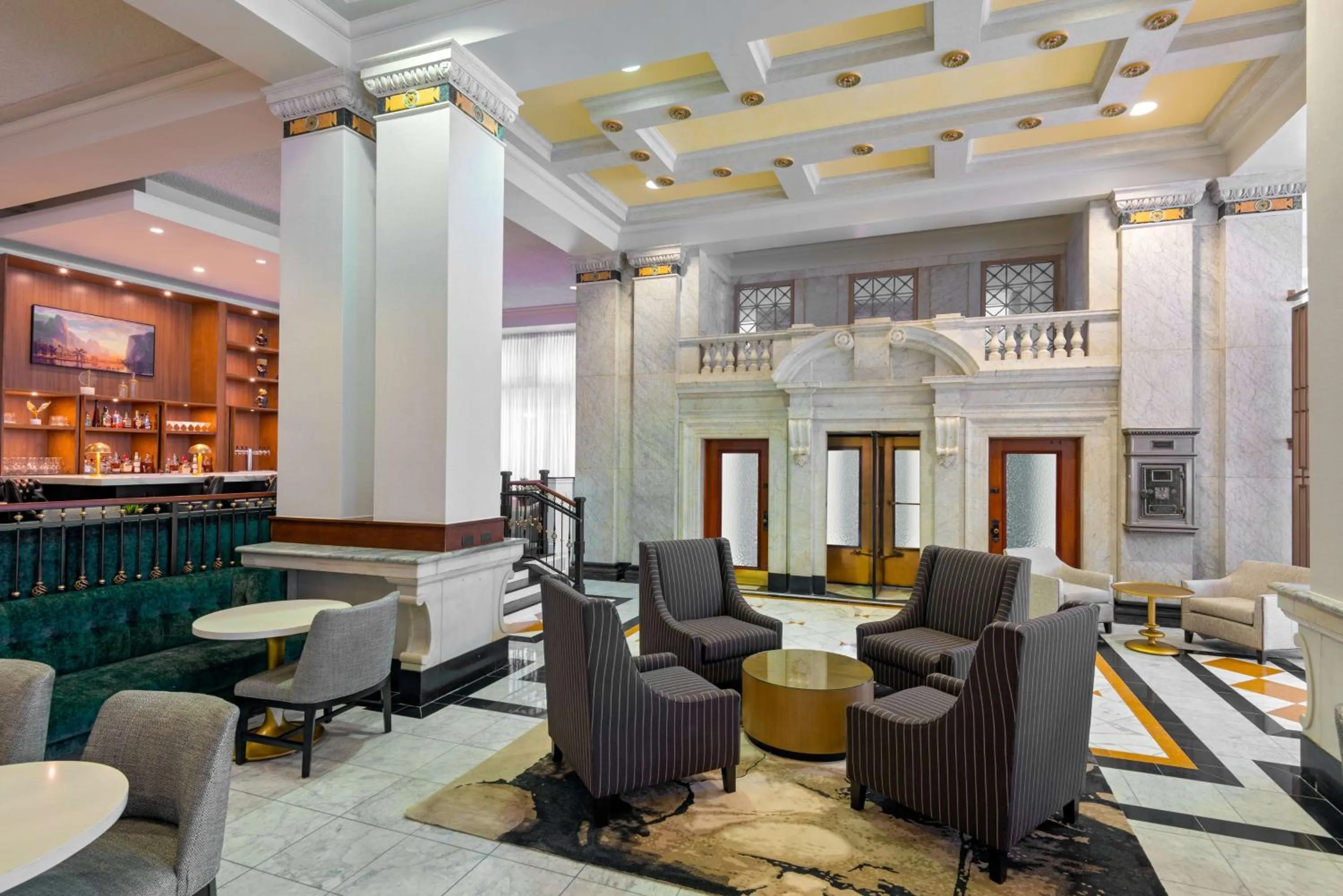 Lobby or reception in Hilton Pennywell St Louis at the Arch