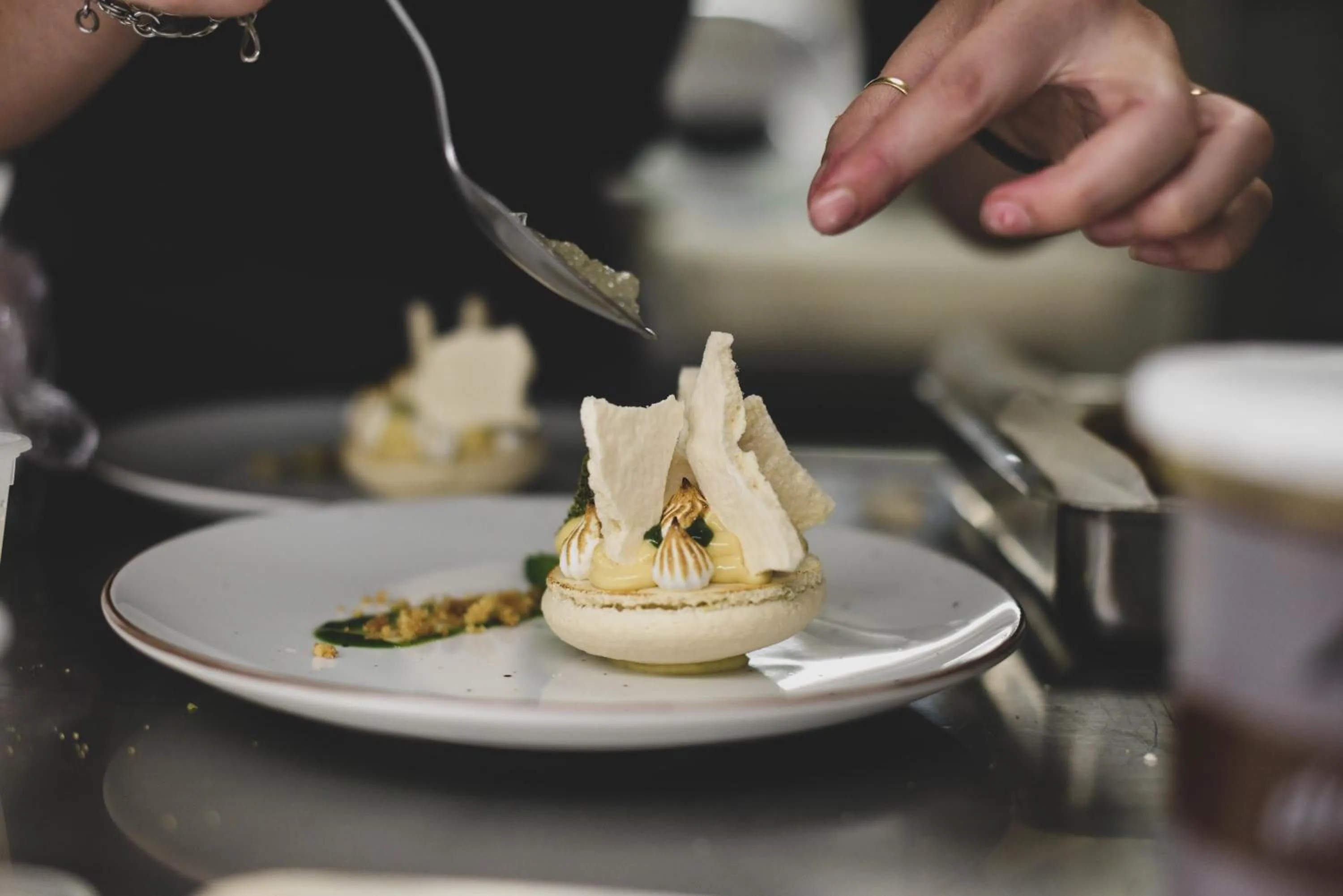 Food close-up in Hotel Restaurant La Villa Arena