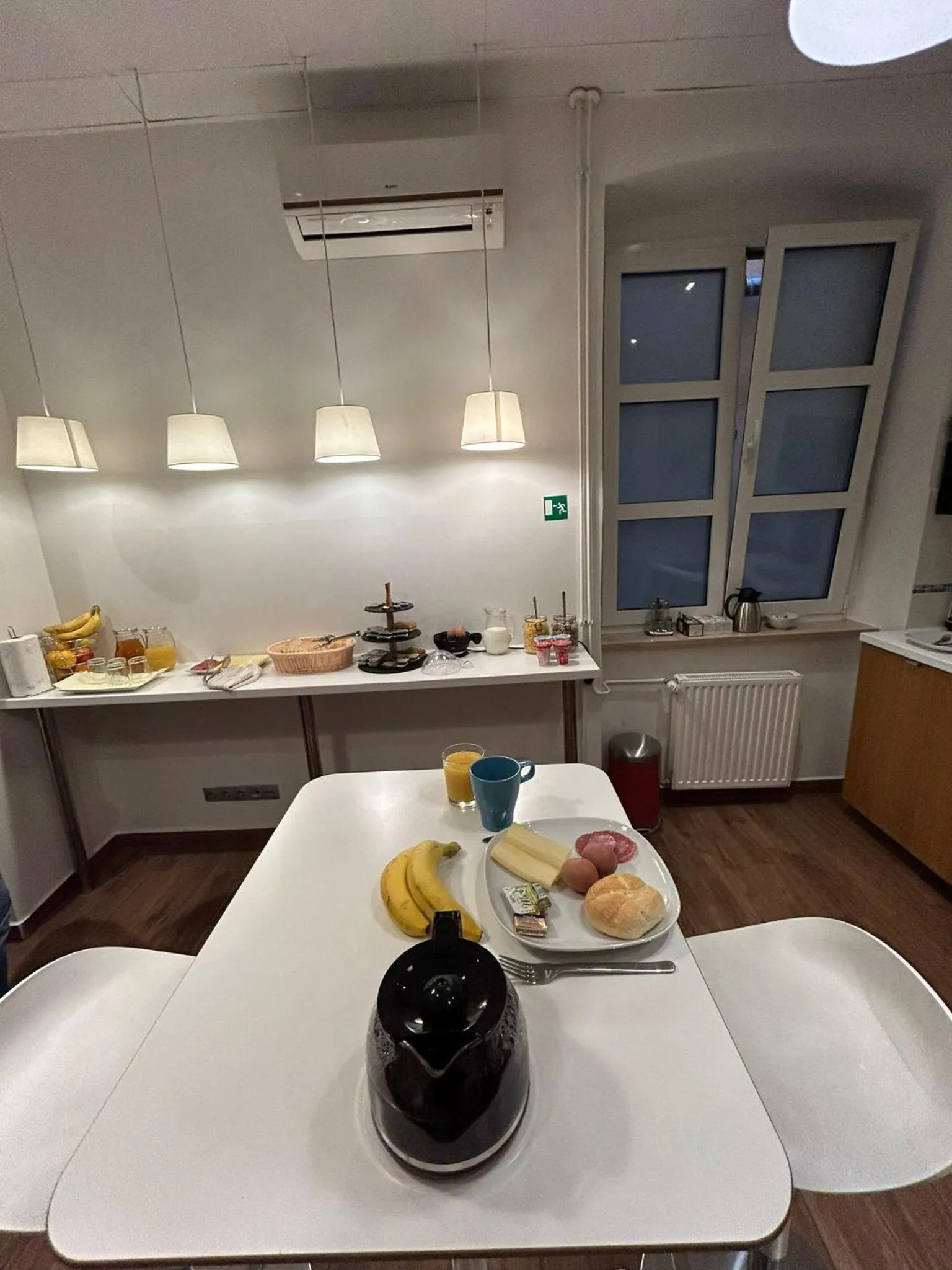 Continental breakfast in B&B Cool Centre Zagreb