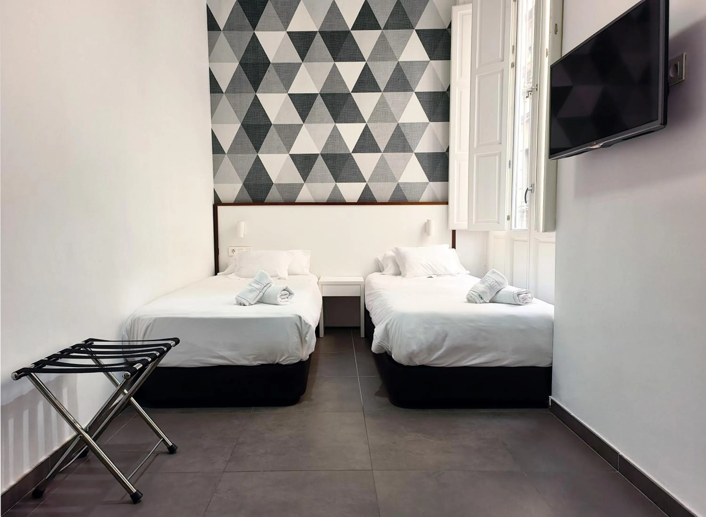 Bed in Flats Friends Soho Suites