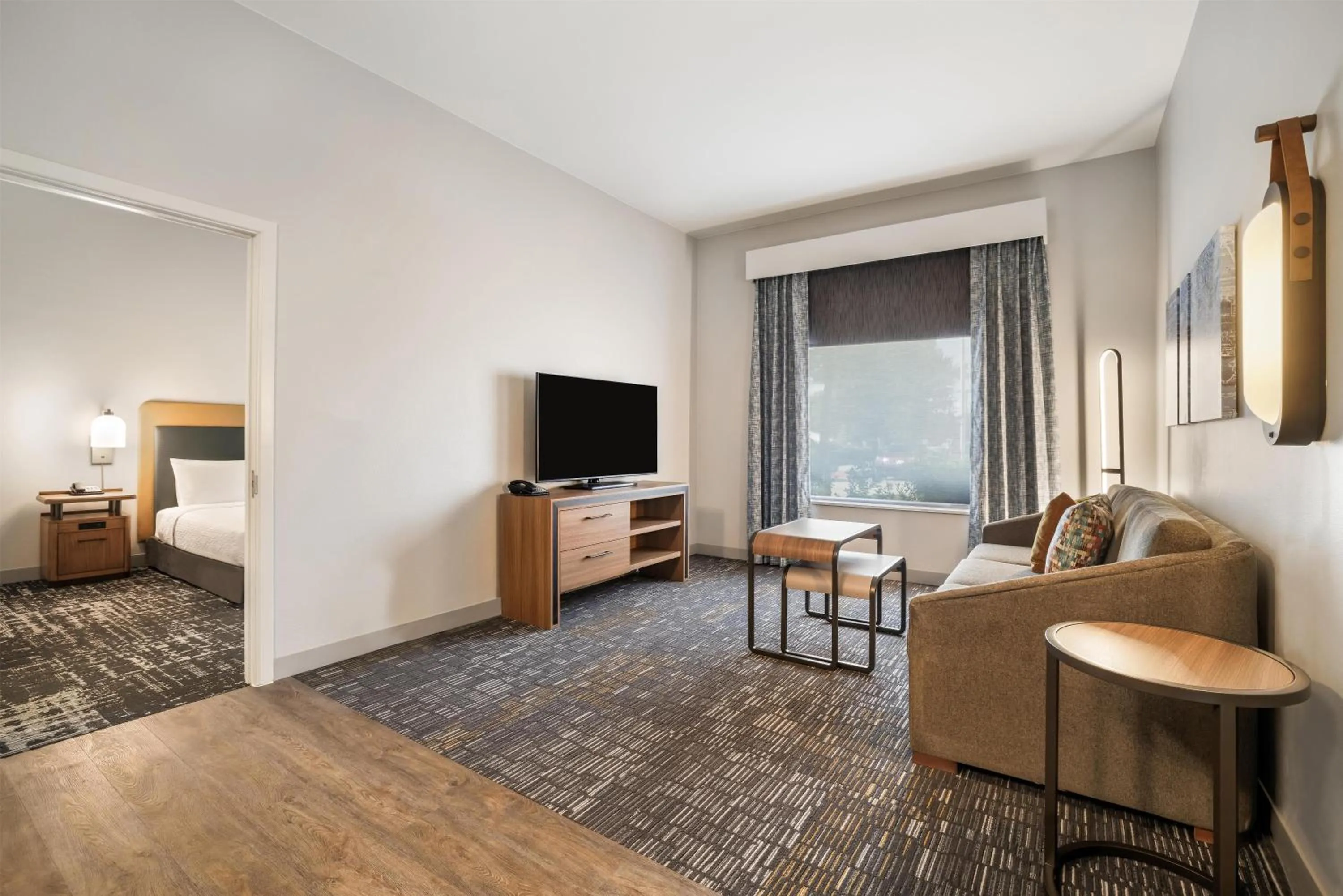 Living room in Homewood Suites Dallas-Frisco