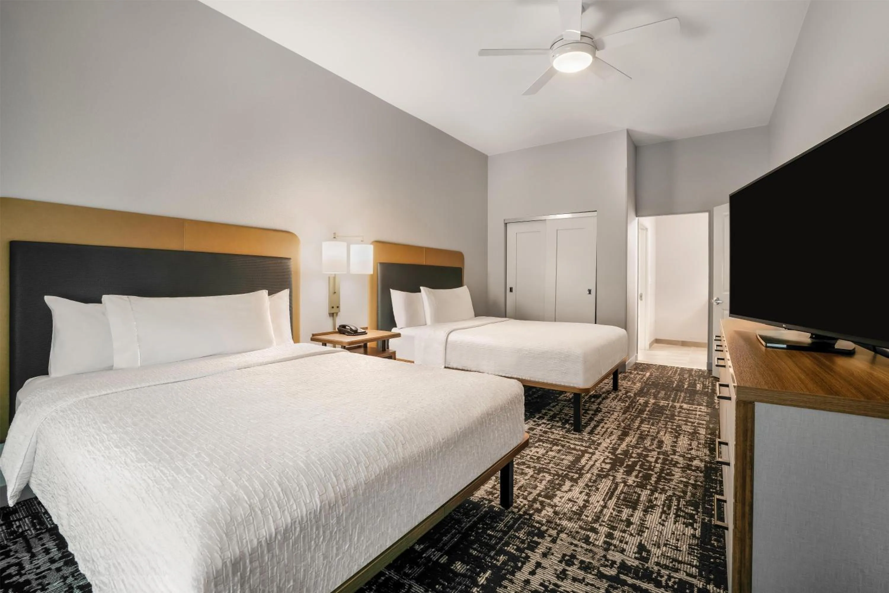 Bed in Homewood Suites Dallas-Frisco