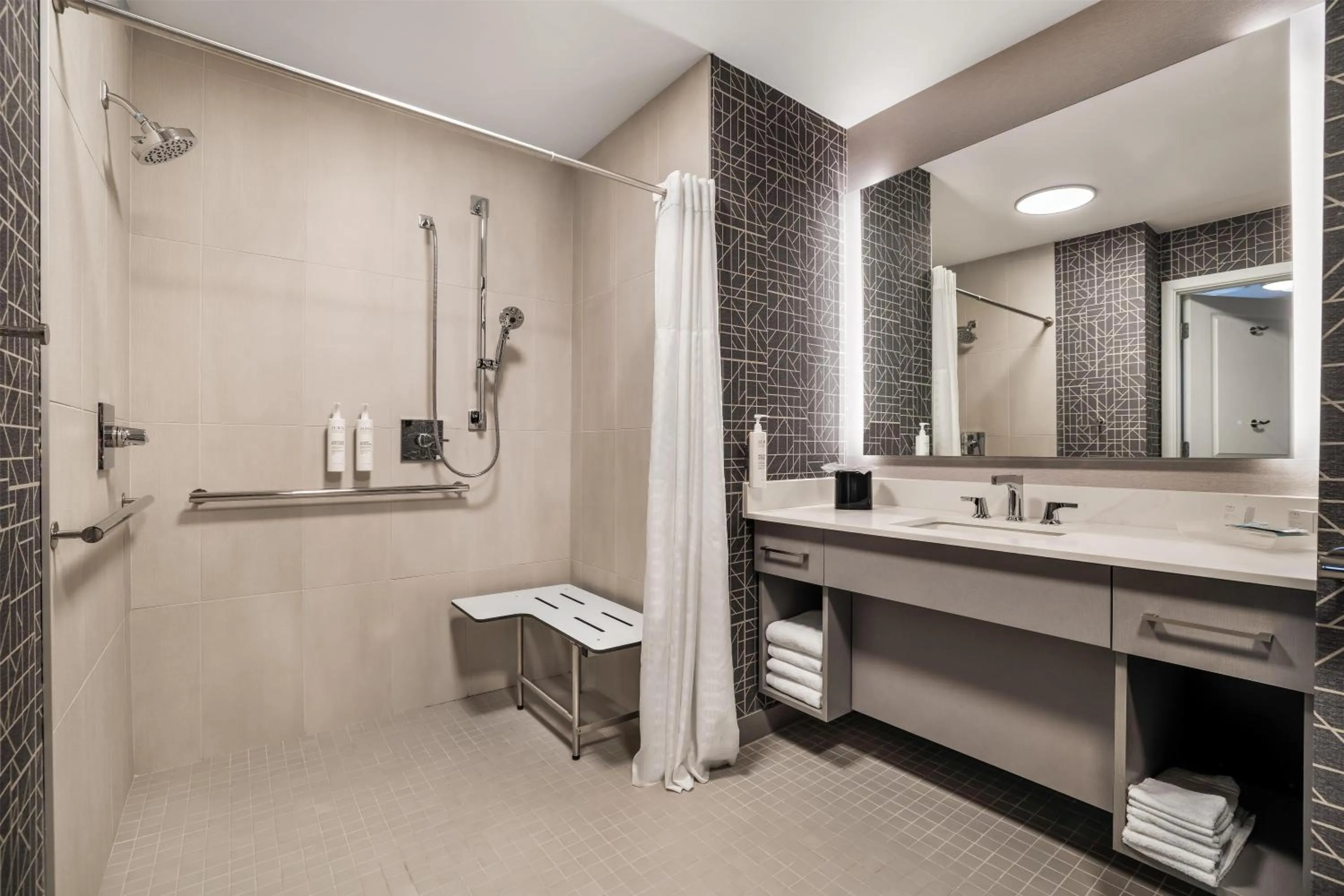 Bathroom in Homewood Suites Dallas-Frisco