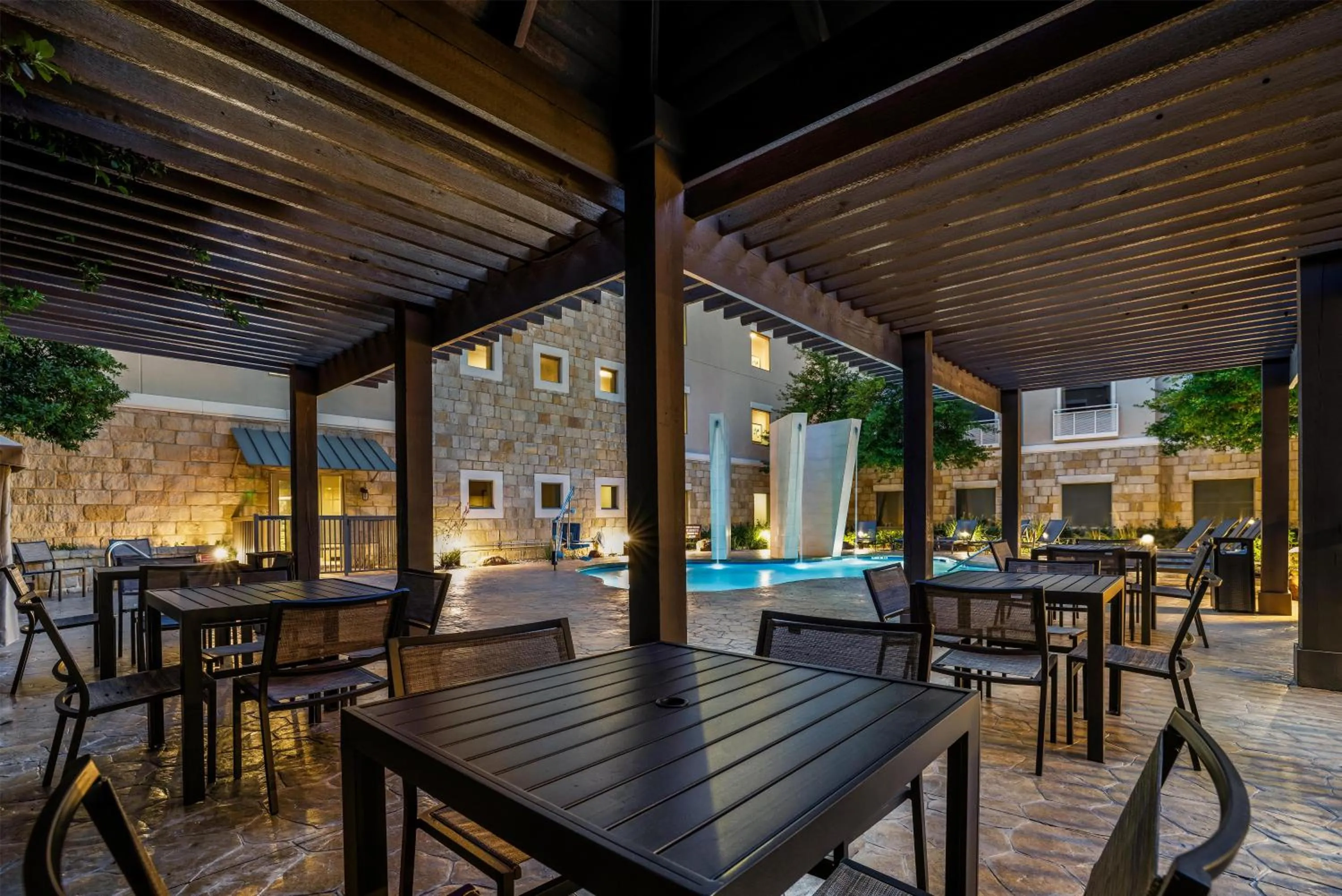 Patio in Homewood Suites Dallas-Frisco