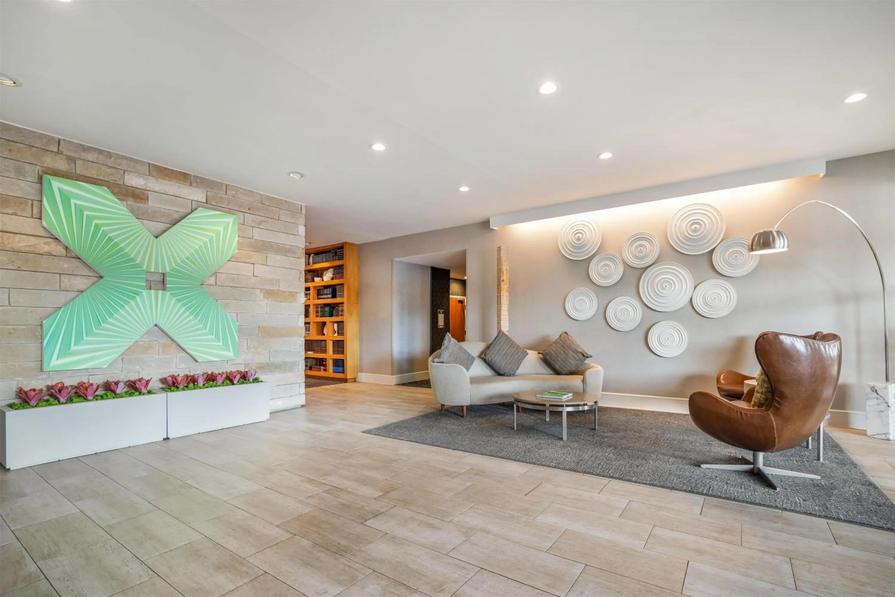 Lobby or reception in Homewood Suites Dallas-Frisco