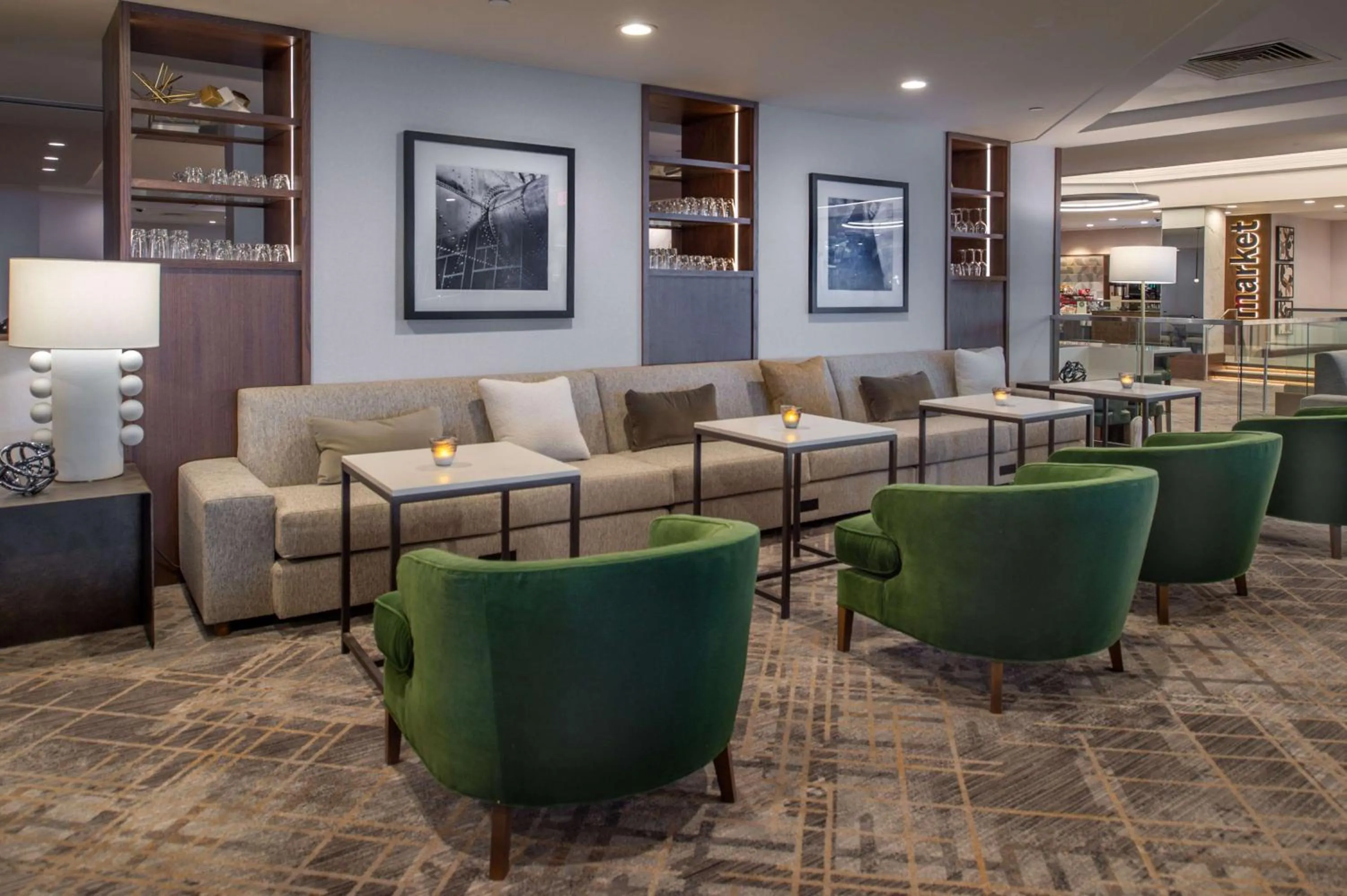 Lobby or reception in Hilton St. Louis Airport