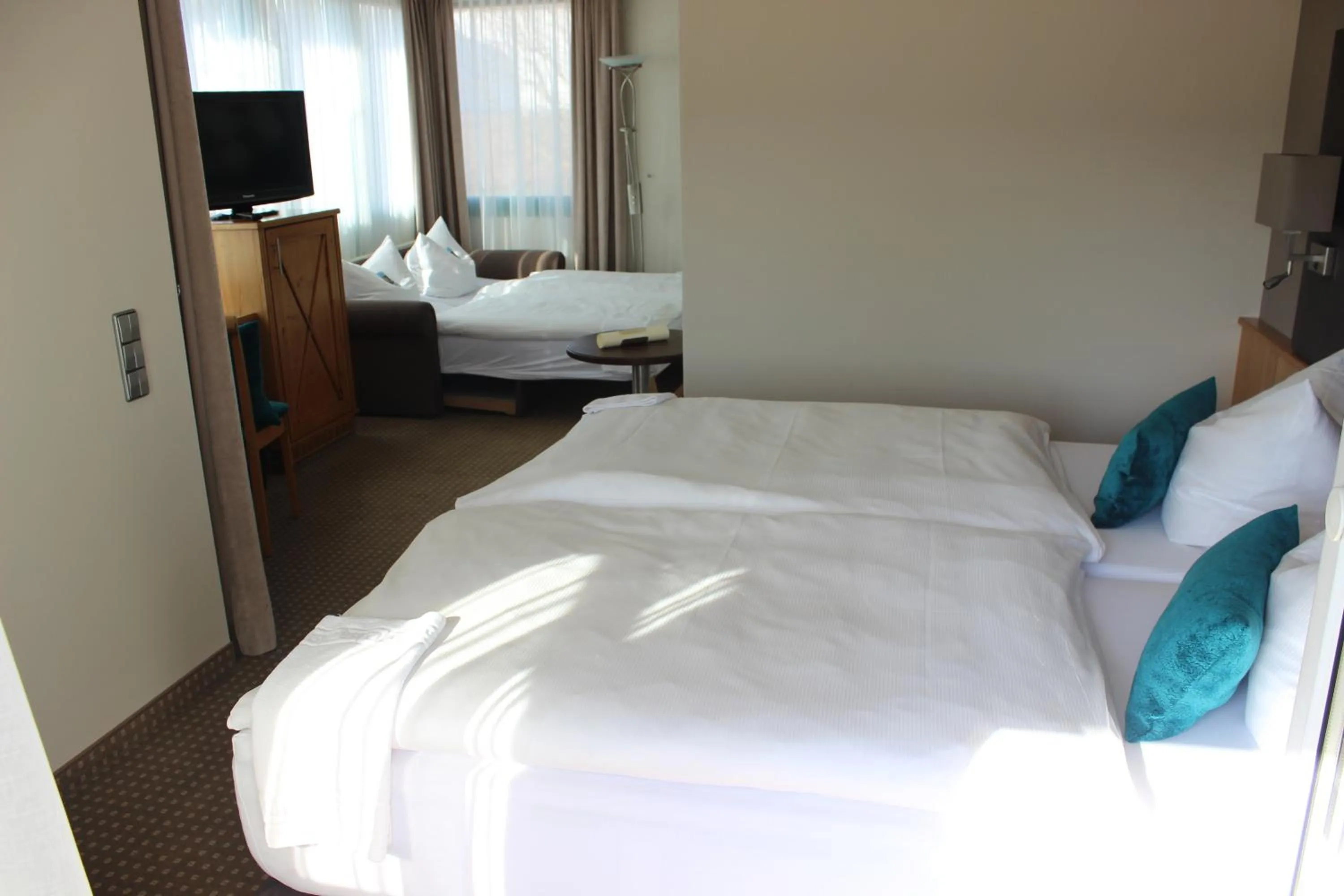 Photo of the whole room, Bed in Hotel Landhaus Feckl