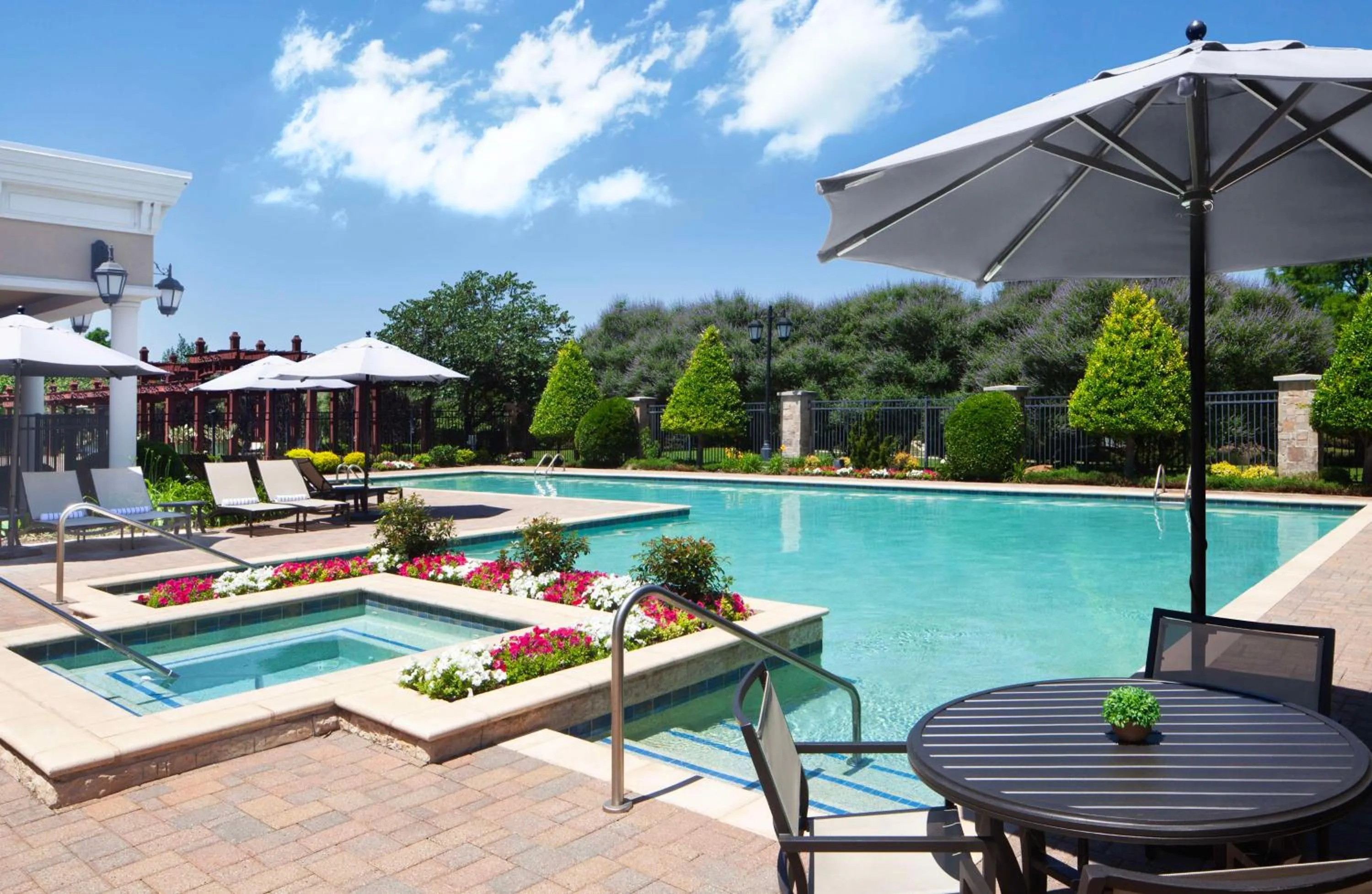 Pool view in Hilton Dallas Southlake Town Square