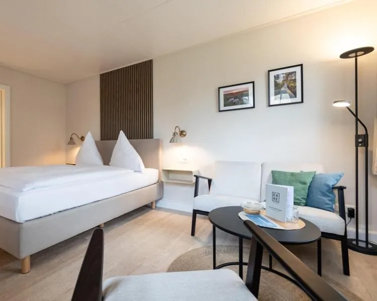 Bed in Hotel Ekke Nekkepenn