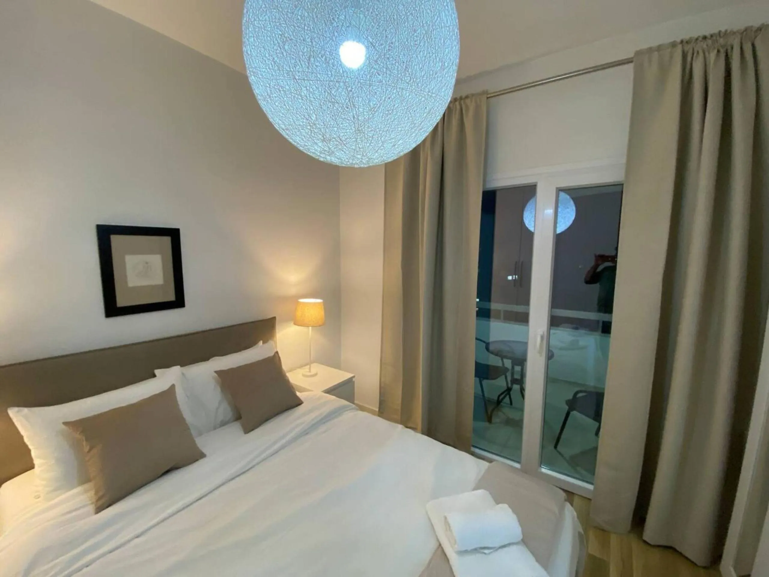 Bedroom, Bed in SeaBreeze City Center Flats by TrulyCyprus