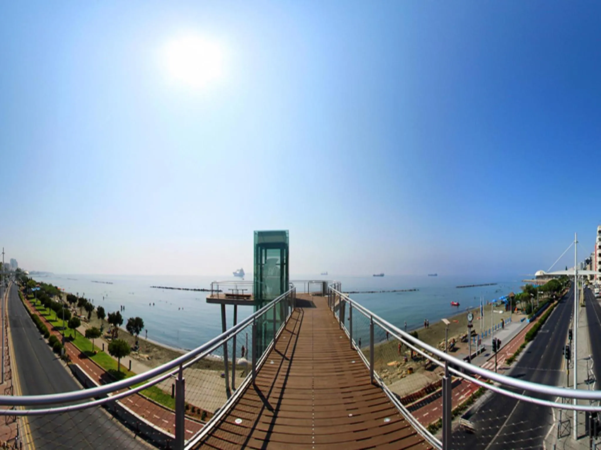 Beach in SeaBreeze City Center Flats by TrulyCyprus