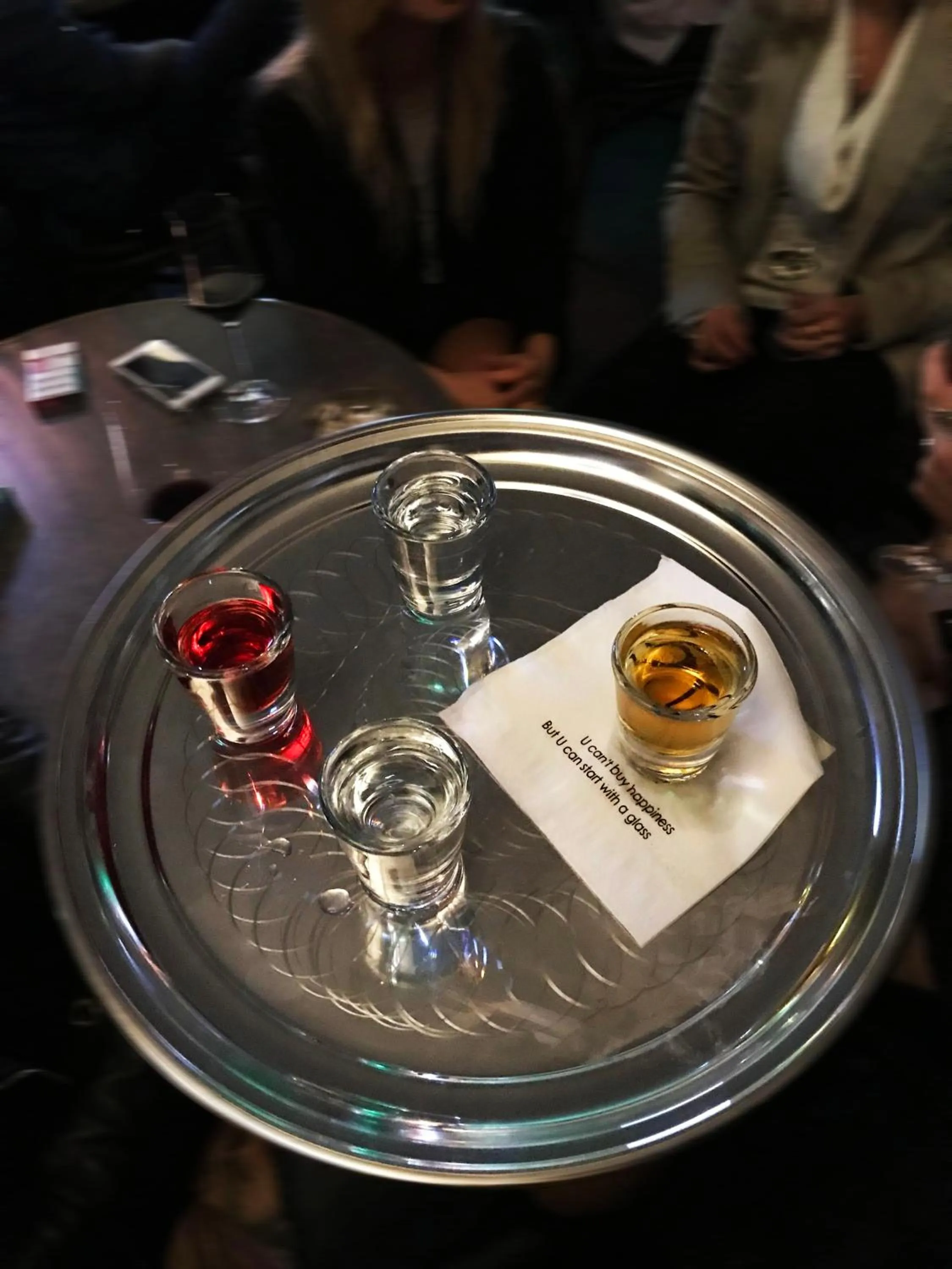 Alcoholic drinks in Ultra Tel Aviv Boutique Hotel