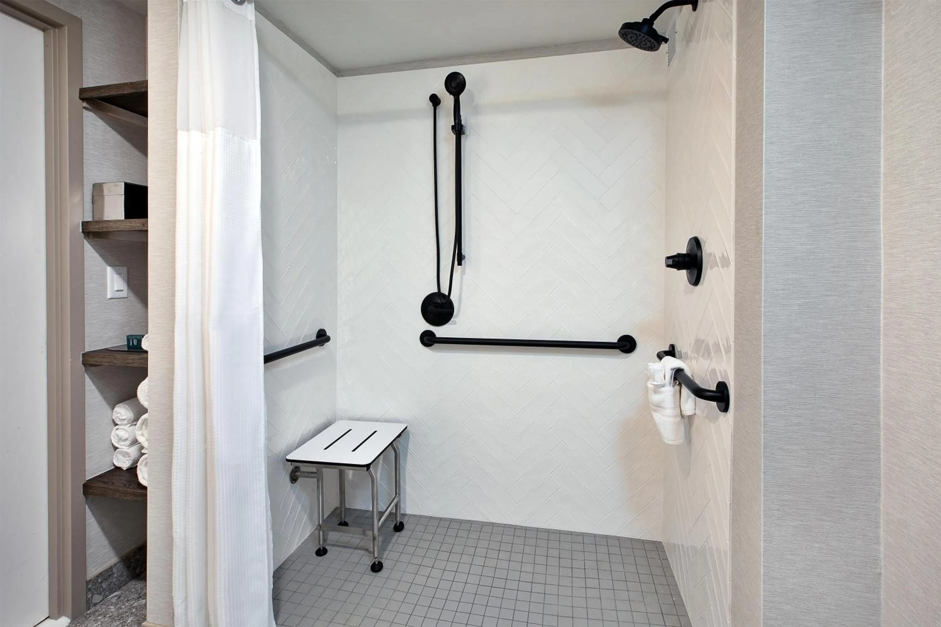 Bathroom in DoubleTree by Hilton Hotel Detroit Novi