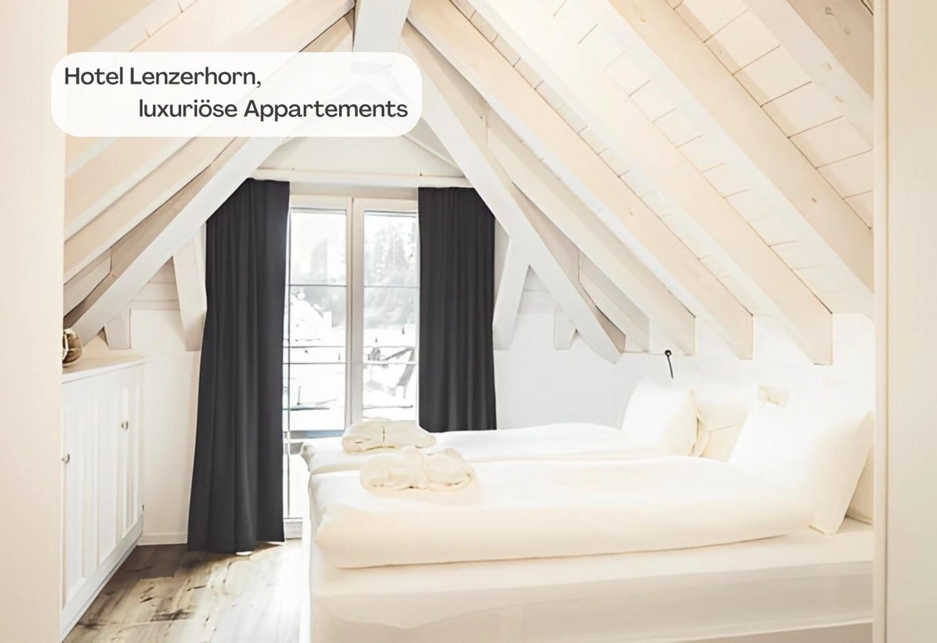 Bedroom, Bed in Hotel Lenzerhorn - Alpine Stay, Spa & Savour
