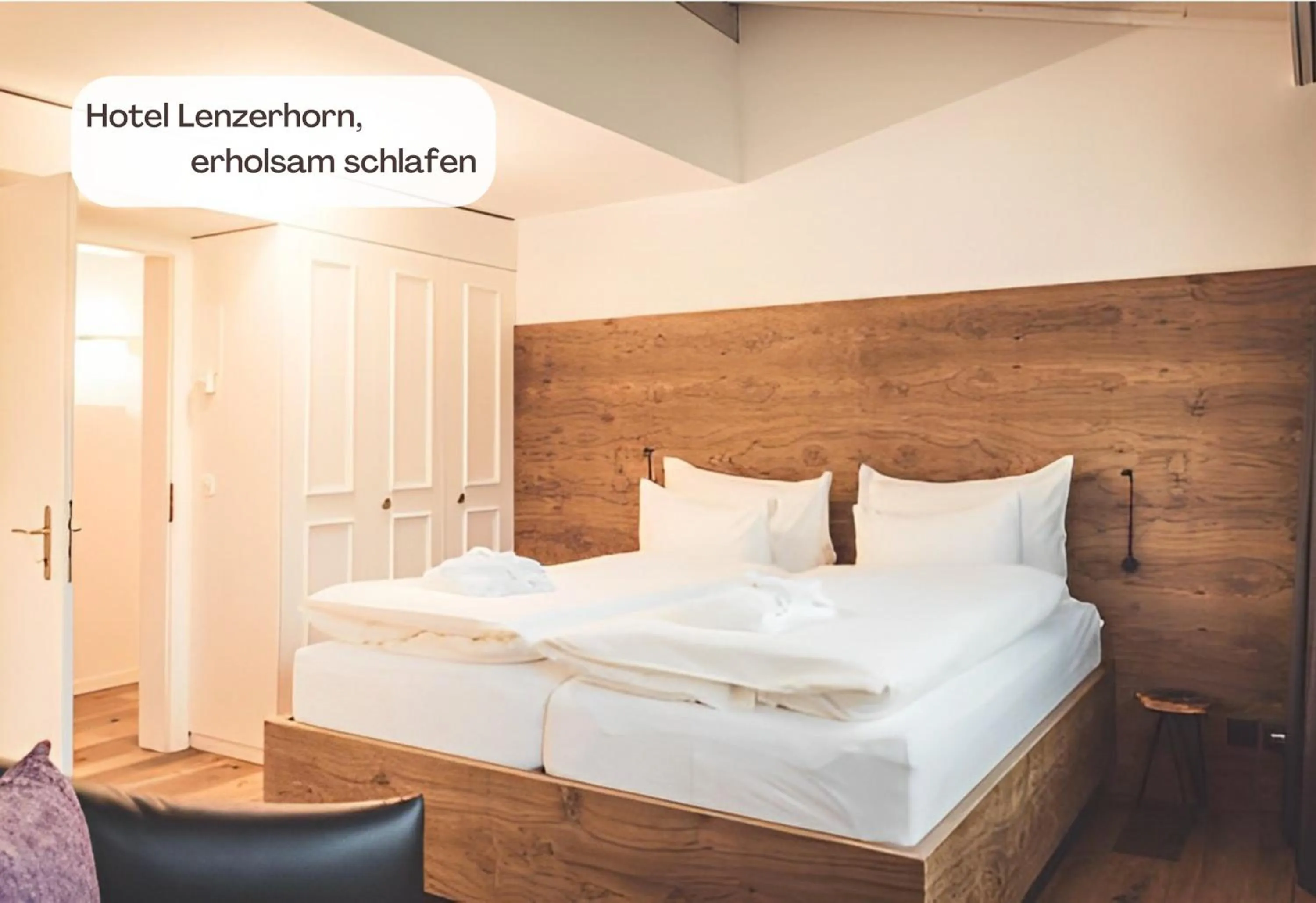 Bedroom, Bed in Hotel Lenzerhorn - Alpine Stay, Spa & Savour