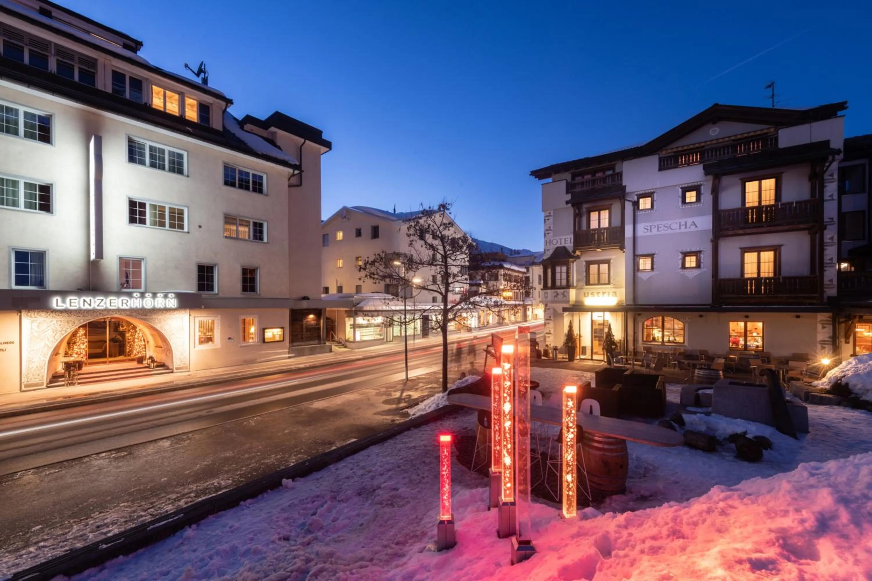 Property building in Hotel Lenzerhorn - Alpine Stay, Spa & Savour