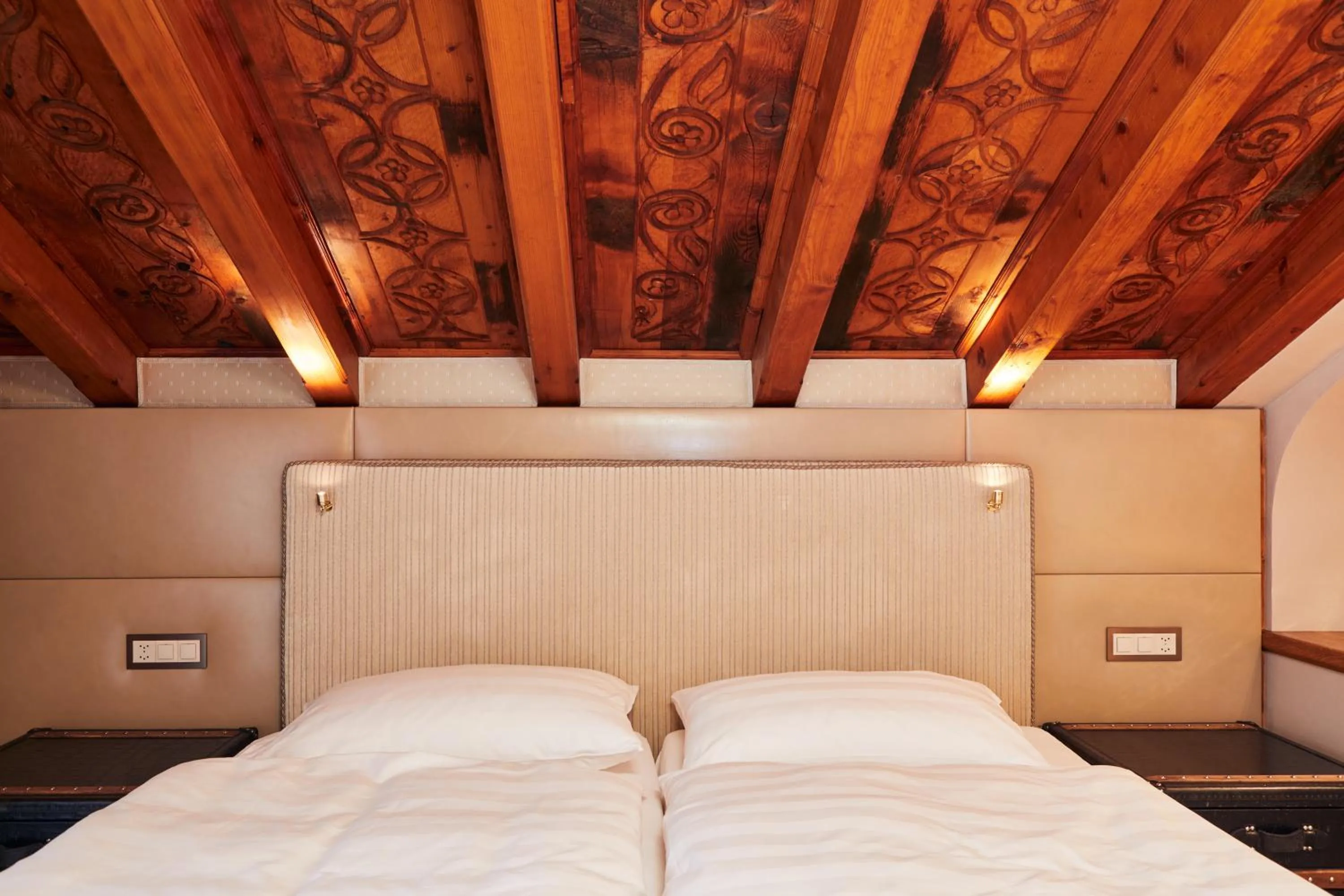 Bed in Resort Hotel Alex Zermatt