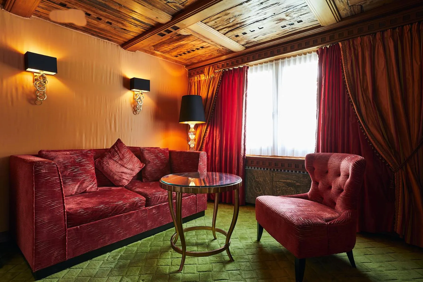 Living room in Resort Hotel Alex Zermatt