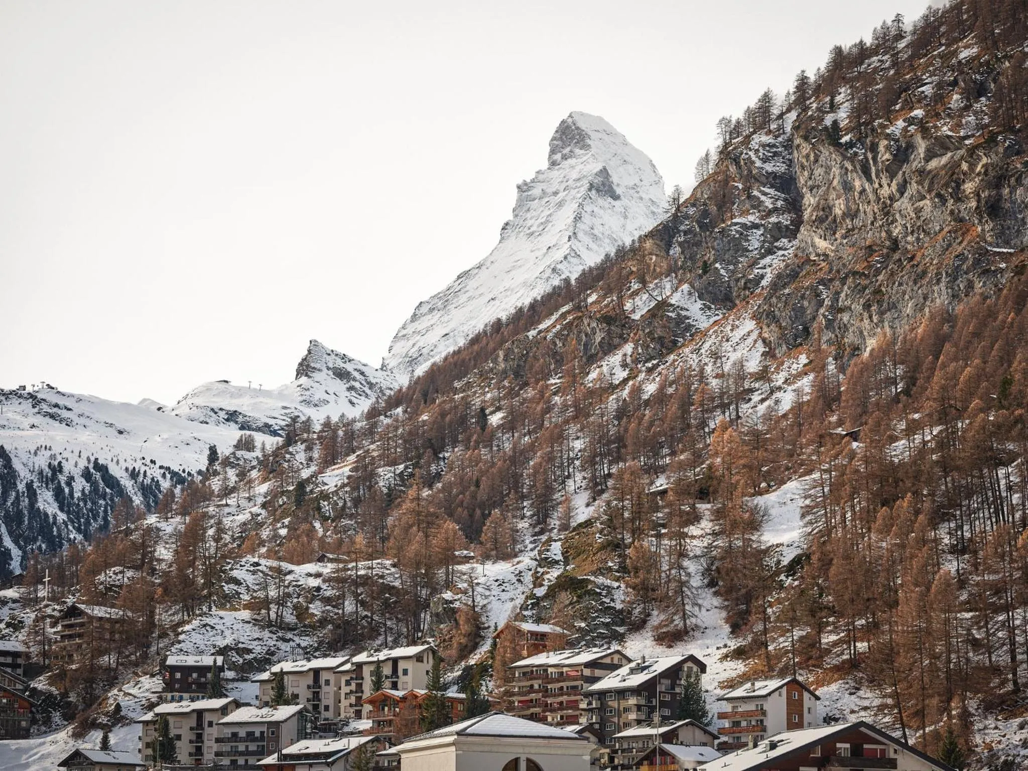 Mountain view in Hotel Ambassador Zermatt