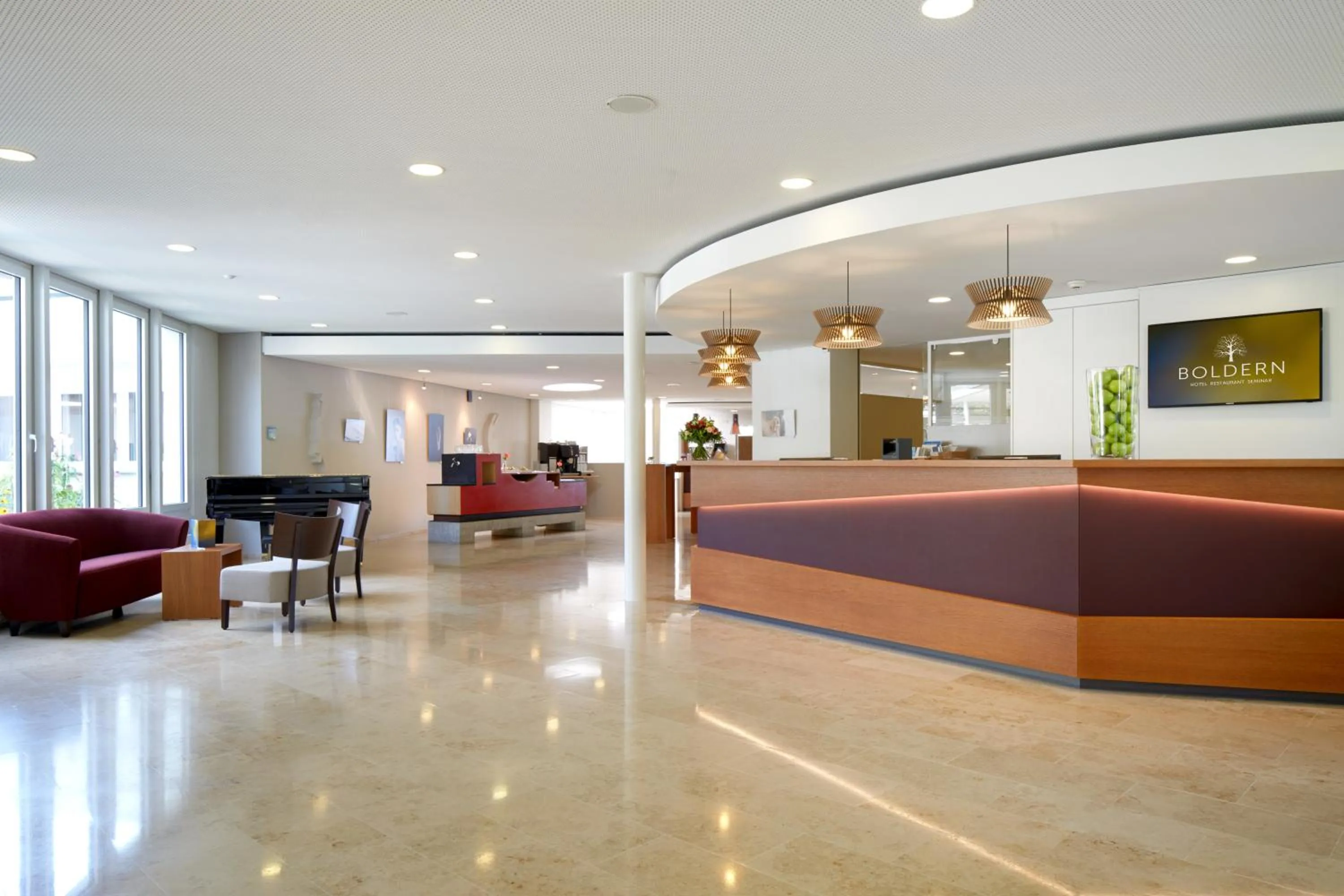 Lobby or reception in Hotel Boldern
