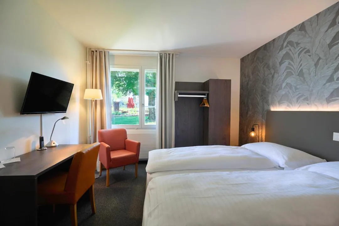 Bed in Hotel Boldern