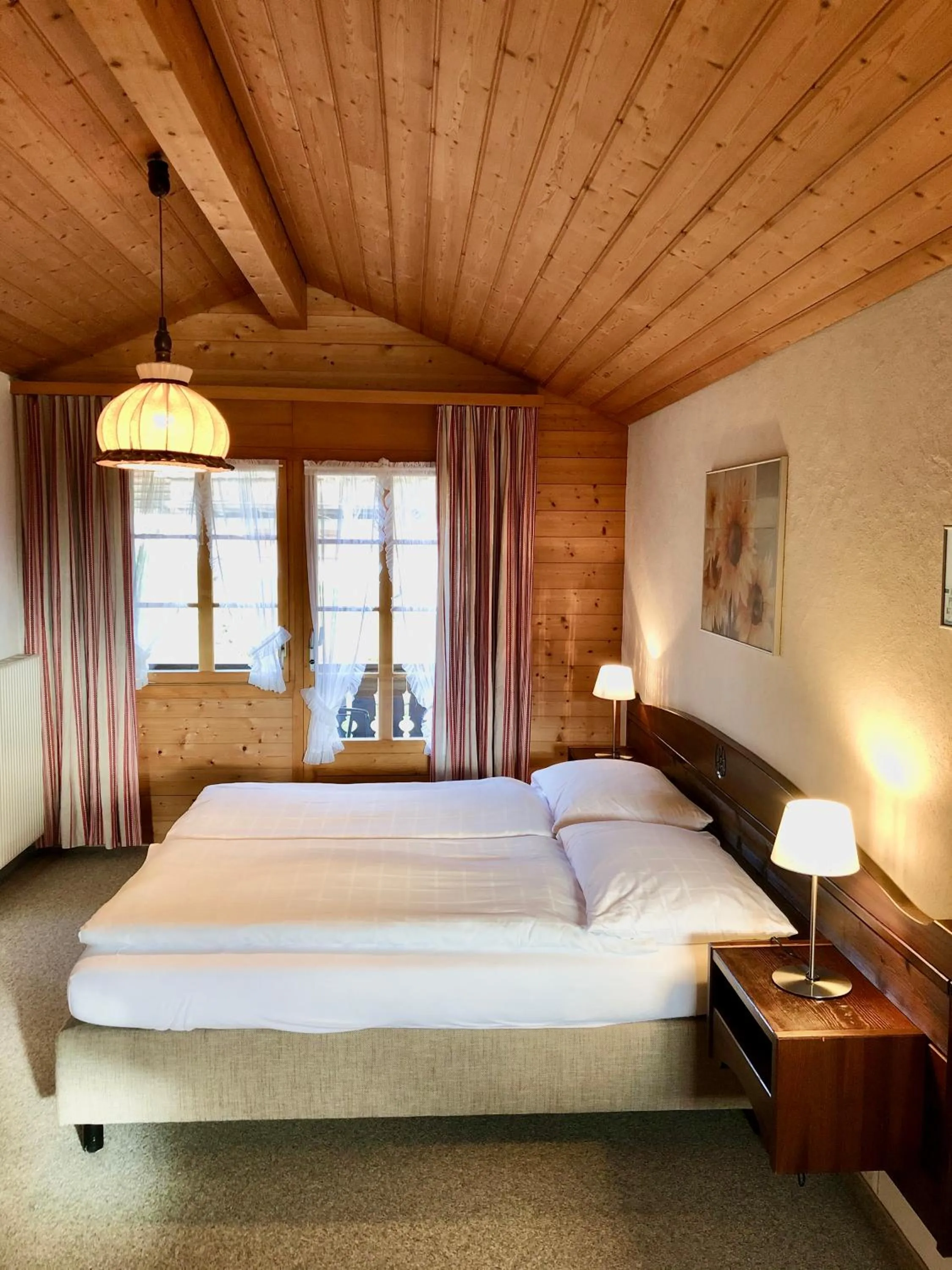 Bed in Hotel Châlet Du Lac