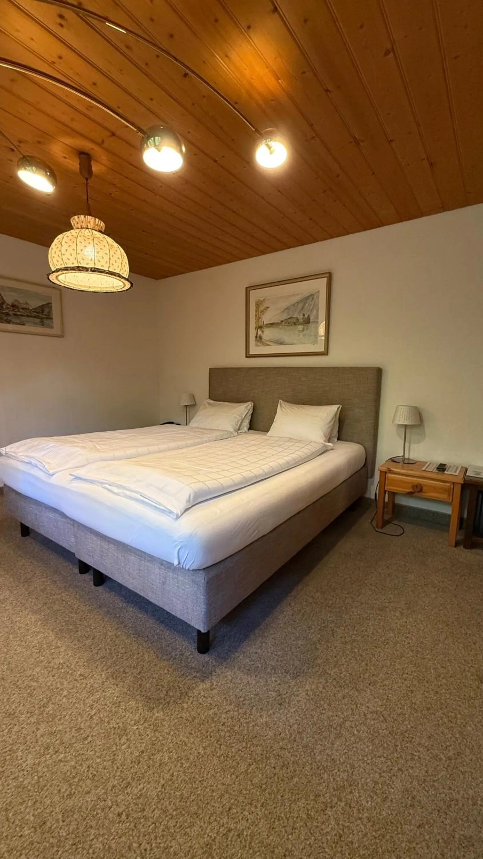 Bed in Hotel Châlet Du Lac