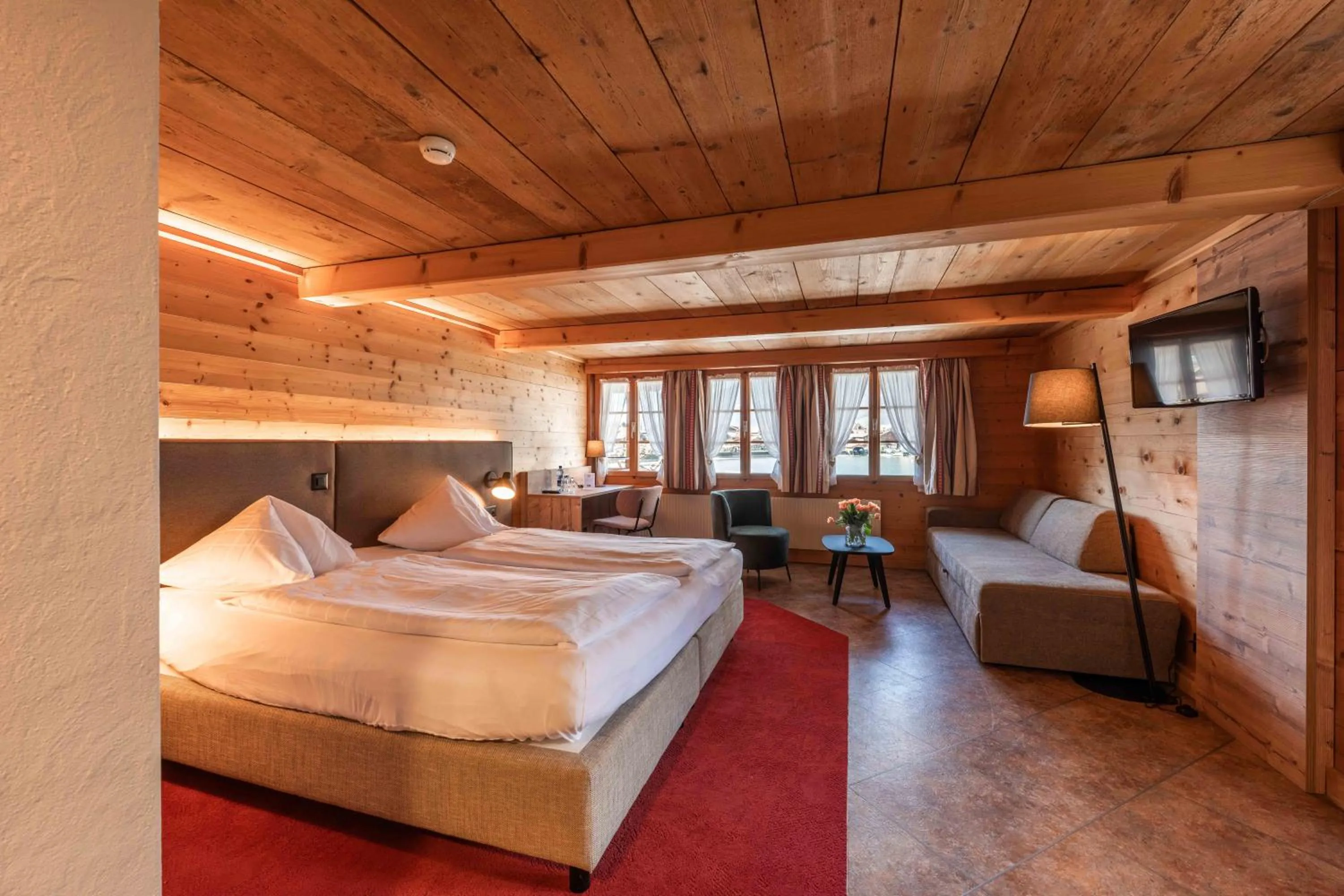 Bed in Hotel Châlet Du Lac