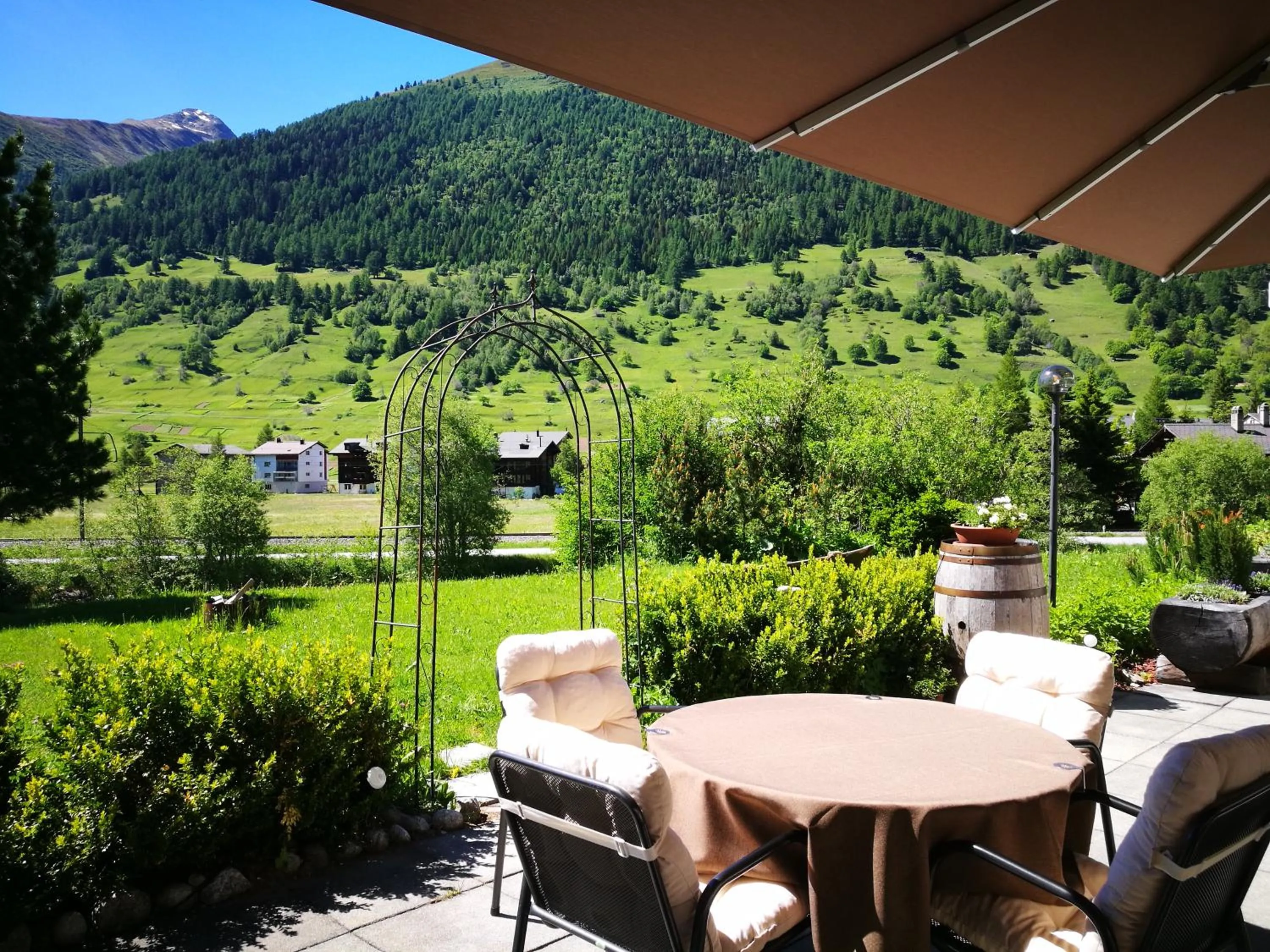 Garden in Hotel Hubertus