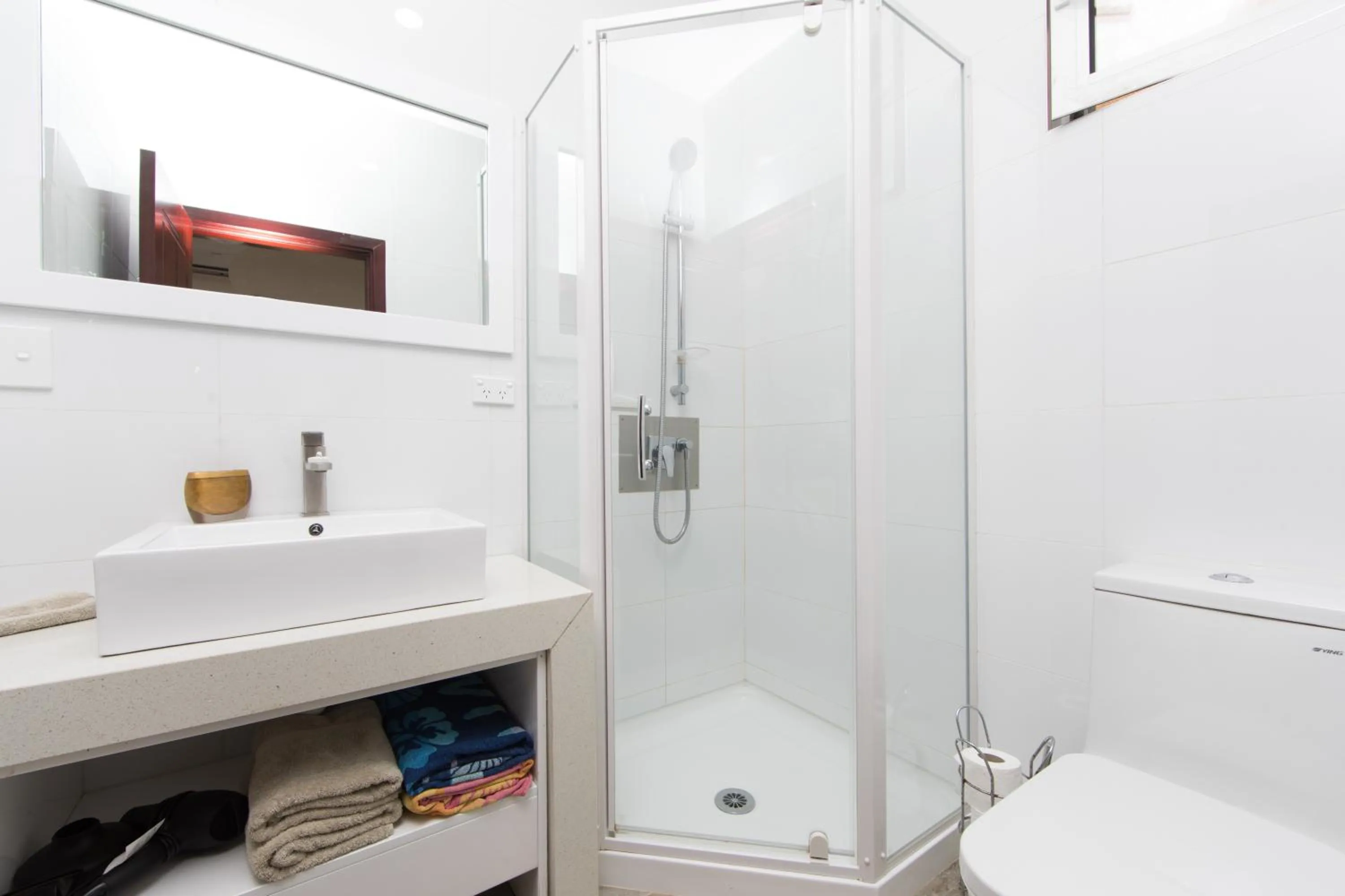 Bathroom in Kia Orana Villas and Spa